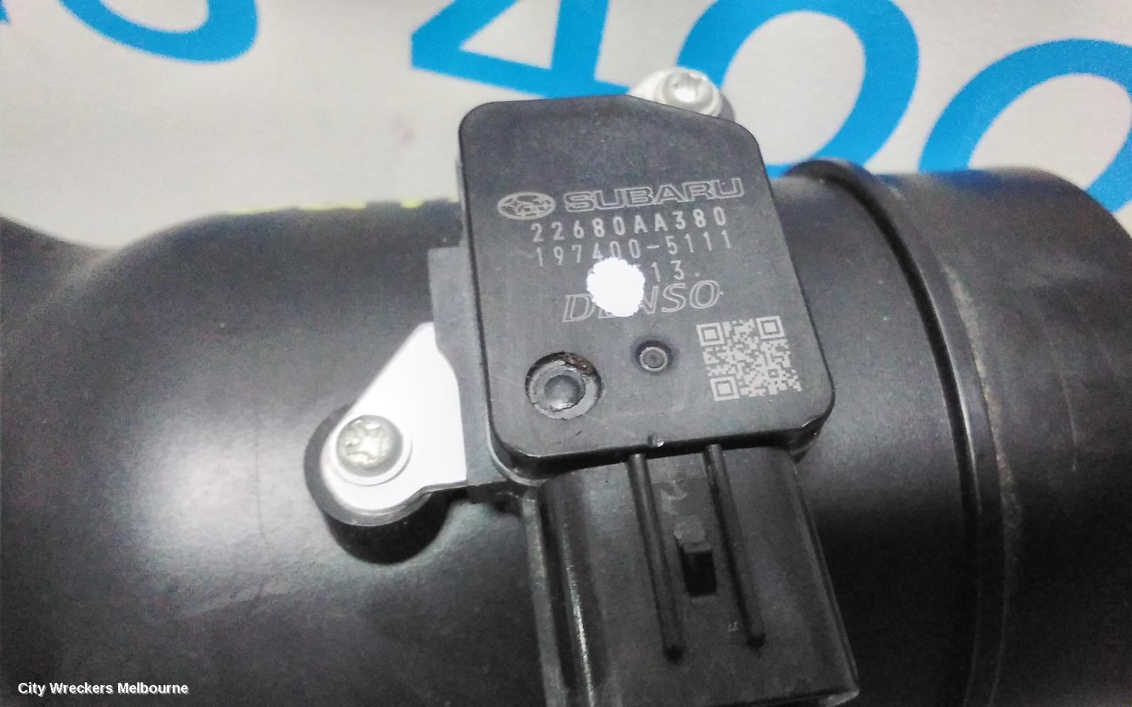 SUBARU OUTBACK AIR FLOW METER, 6TH GEN, P/N 22680AA380, 08/2014 ONWARDS