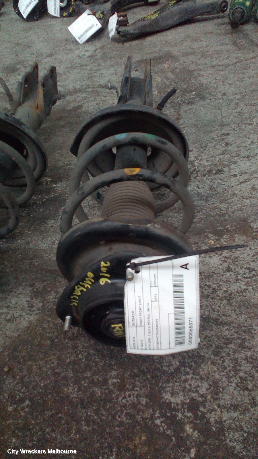 SUBARU OUTBACK RIGHT FRONT STRUT, 6TH GEN, 2.5/3.6, PETROL, 08/2014 ONWARDS