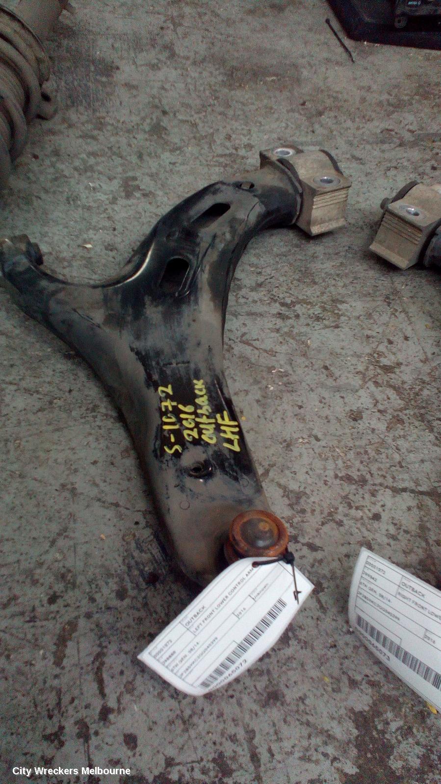 SUBARU OUTBACK LEFT FRONT LOWER CONTROL ARM, 6TH GEN, 08/2014 ONWARDS
