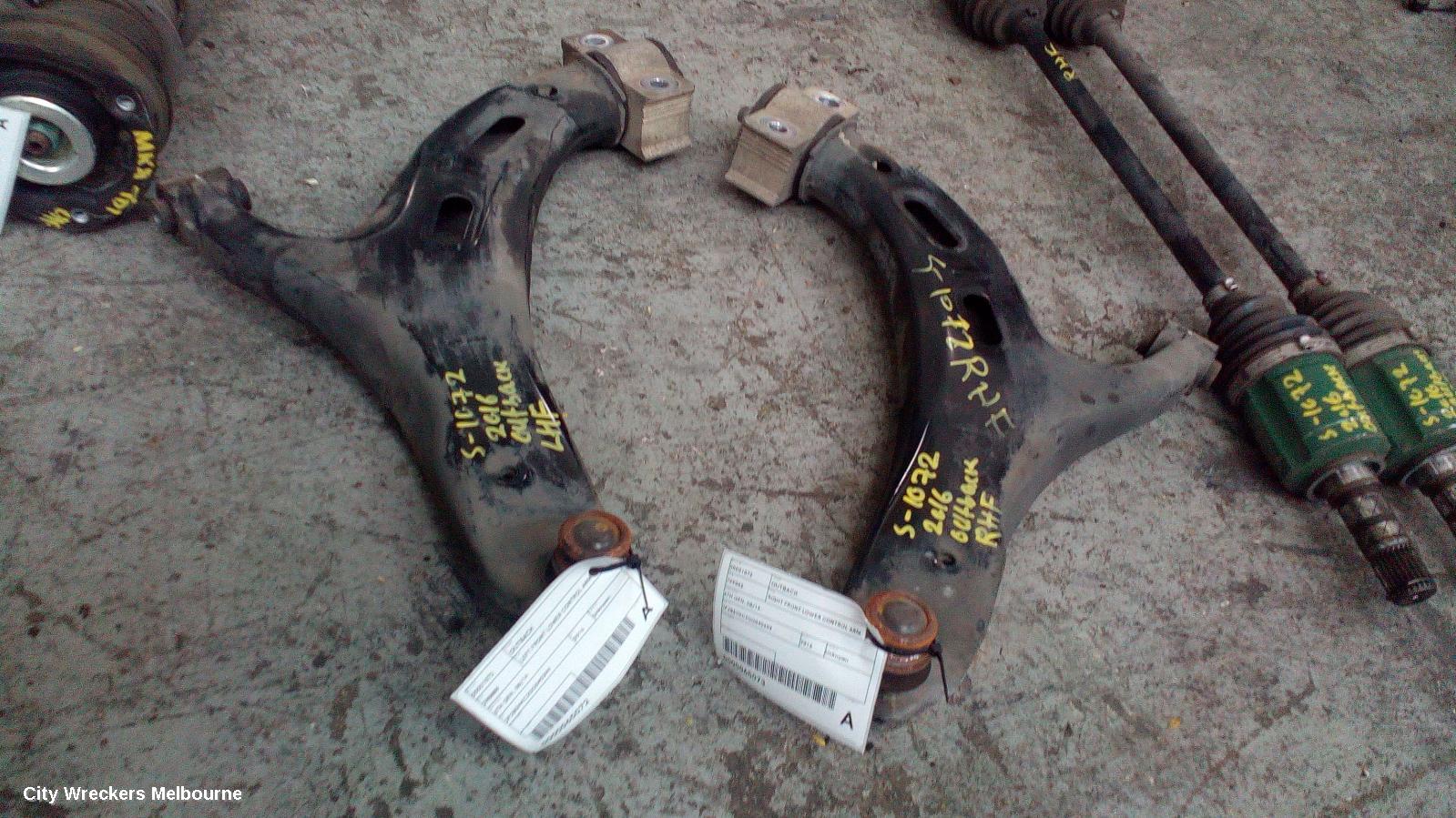 SUBARU OUTBACK RIGHT FRONT LOWER CONTROL ARM, 6TH GEN, 08/2014 ONWARDS