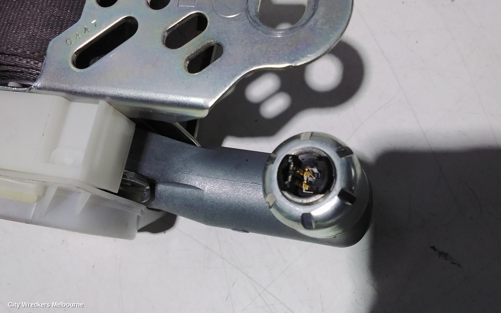 TOYOTA HIACE SEATBELT/STALK, RH FRONT, SEAT BELT STALK ONLY, GREY, TRH/KDH, 03/2005 - 04/2019