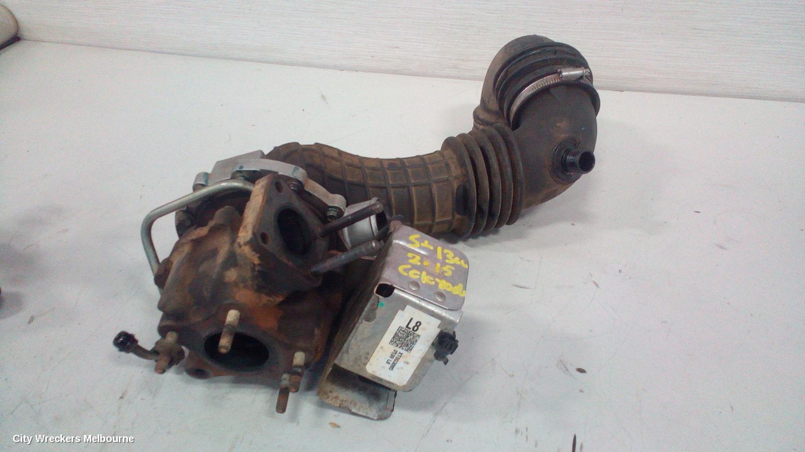 HOLDEN COLORADO TURBO SUPERCHARGER, RG, 2.5, DIESEL, LVN (YELLOW CAP MOTOR), 01/2012 - 08/2013