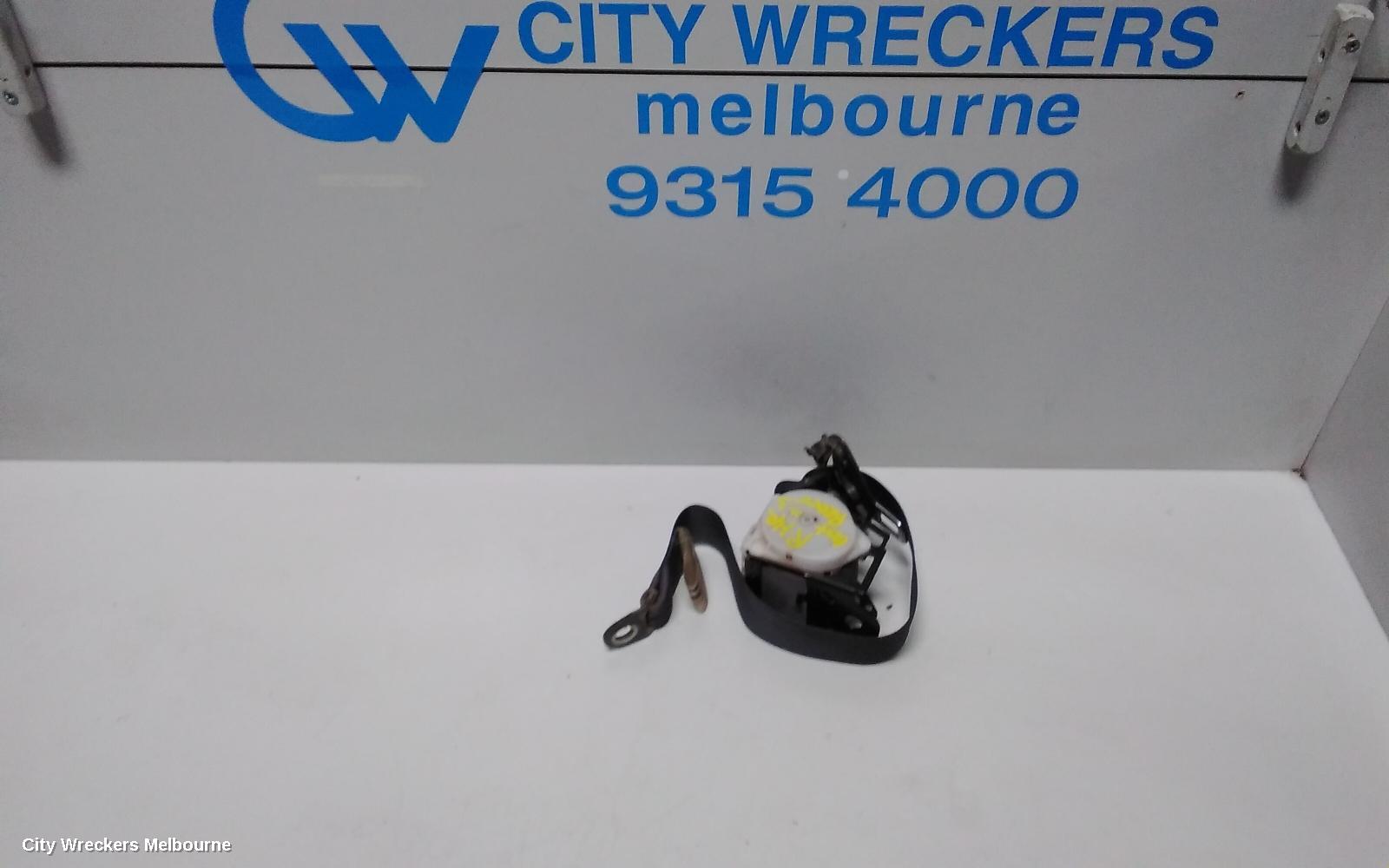 TOYOTA PRADO SEATBELT/STALK, RH REAR 3RD ROW, SEAT BELT ONLY, GREY, 95 SERIES, 07/1996 - 01/2003