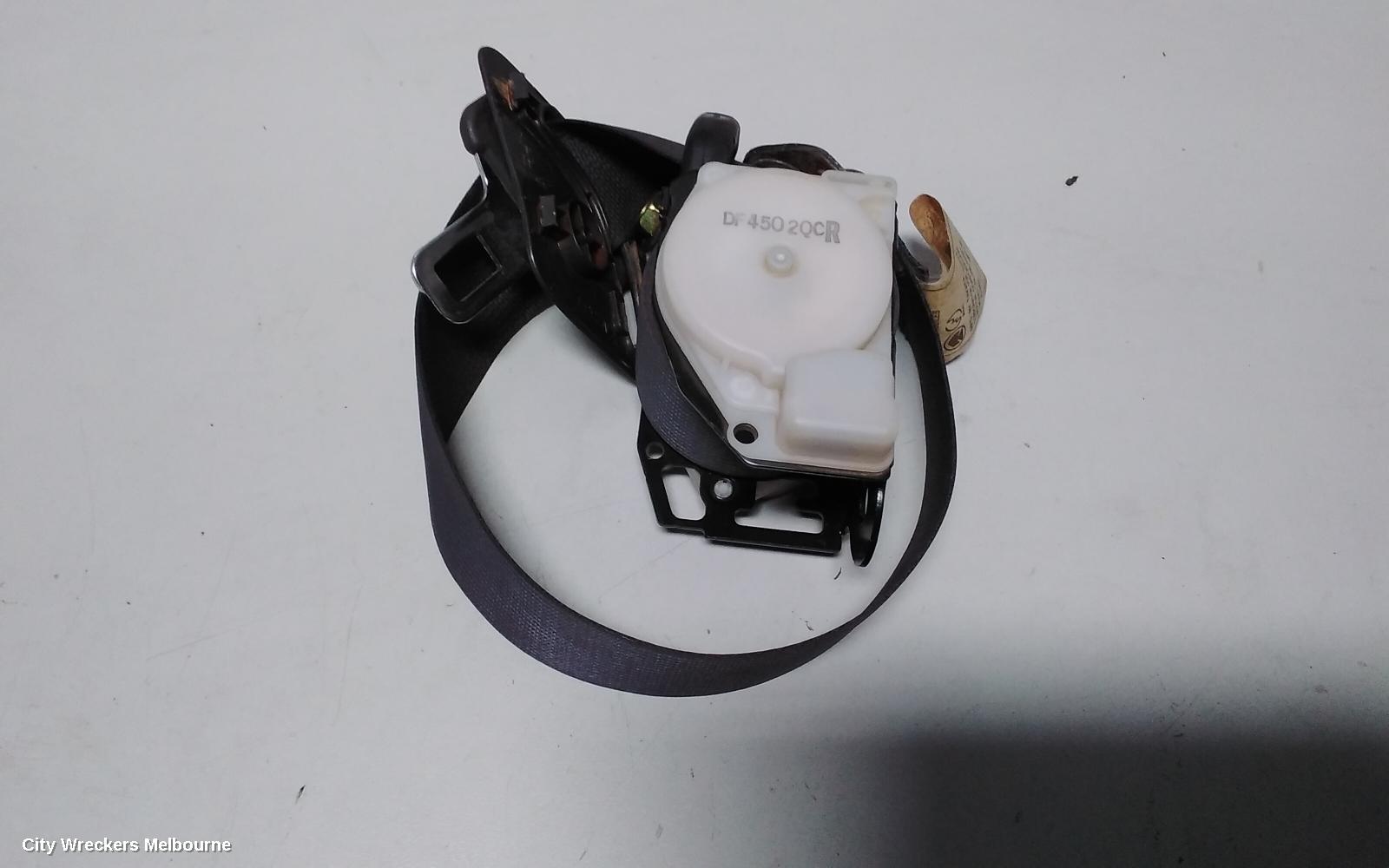TOYOTA PRADO SEATBELT/STALK, RH REAR 3RD ROW, SEAT BELT ONLY, GREY, 95 SERIES, 07/1996 - 01/2003
