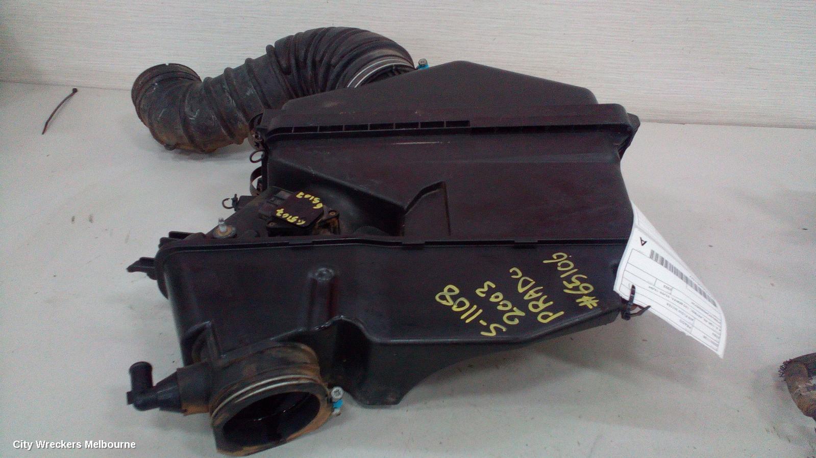 TOYOTA PRADO AIR CLEANER/BOX, 120 SERIES, 4.0, 1GR-FE, PETROL, 02/2003 - 10/2009