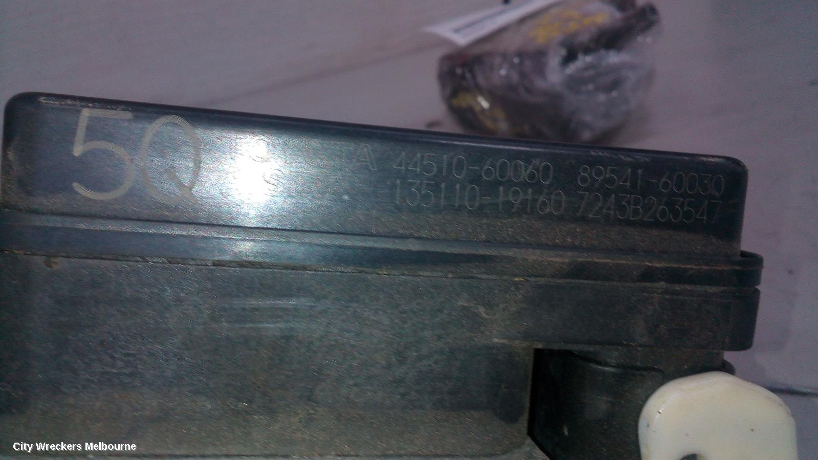TOYOTA PRADO ABS PUMP/MODULATOR, 120 SERIES, ABS ONLY, P/N 44510-60060, 02/2003 - 10/2009