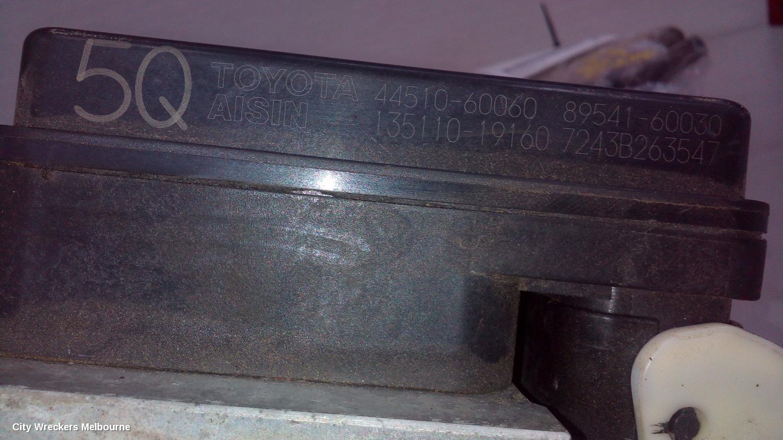 TOYOTA PRADO ABS PUMP/MODULATOR, 120 SERIES, ABS ONLY, P/N 44510-60060, 02/2003 - 10/2009