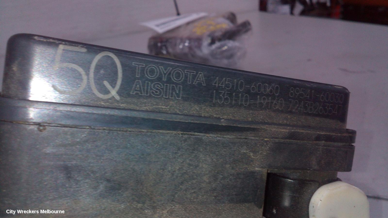 TOYOTA PRADO ABS PUMP/MODULATOR, 120 SERIES, ABS ONLY, P/N 44510-60060, 02/2003 - 10/2009