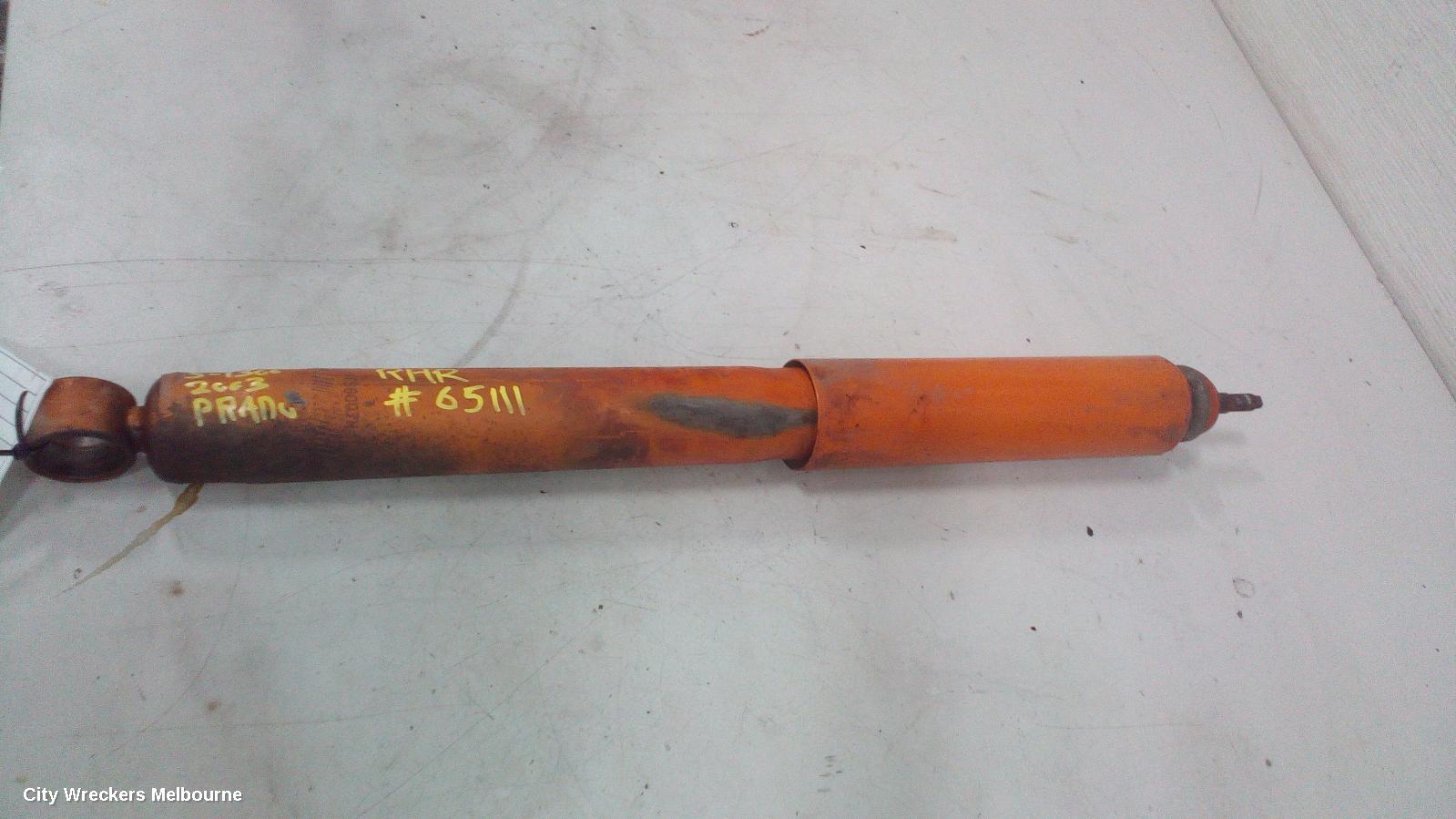 TOYOTA PRADO RIGHT REAR STRUT, STANDARD TYPE, 120 SERIES, 02/2003 - 10/2009