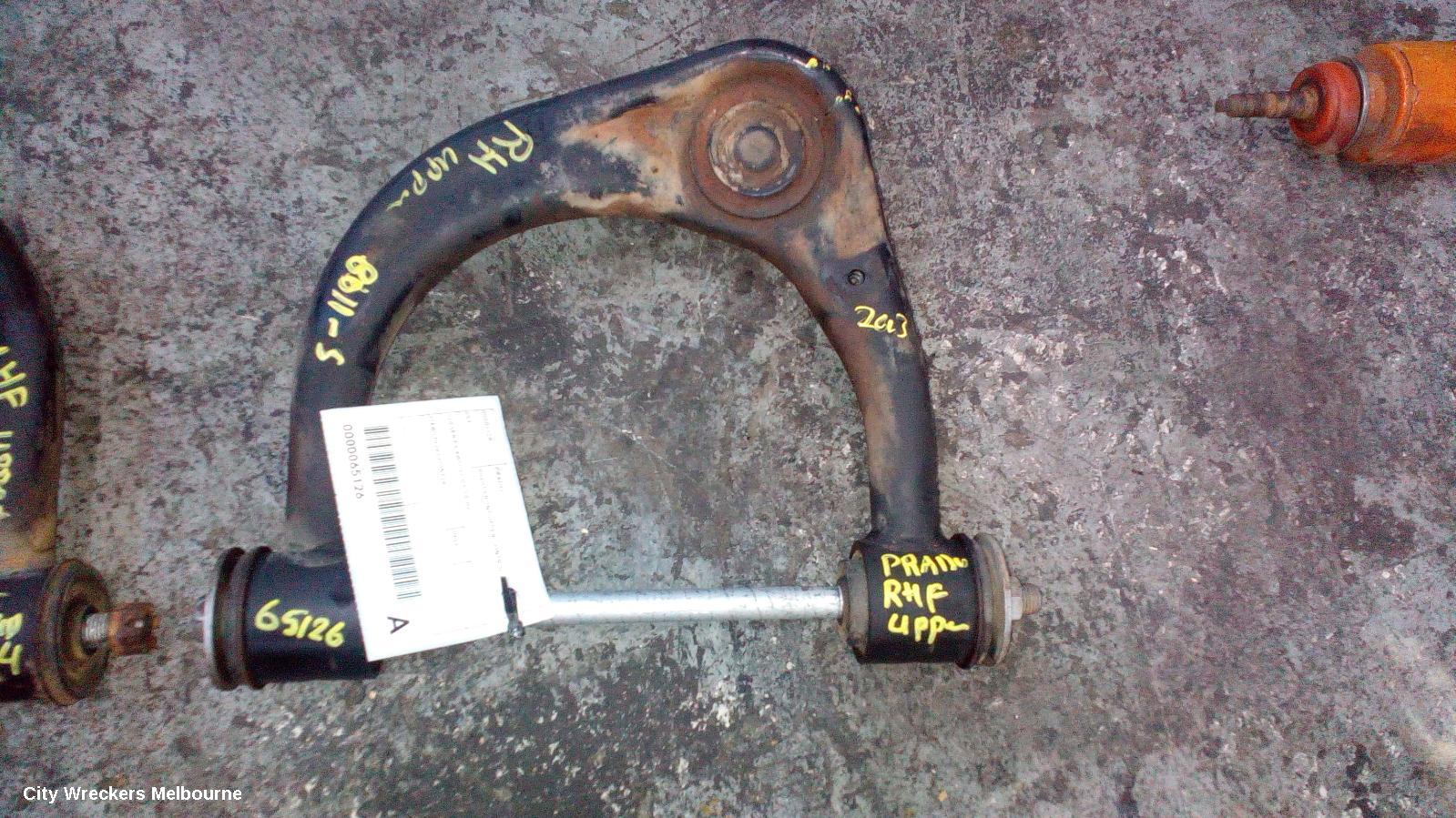 TOYOTA PRADO RIGHT FRONT UPPER CONTROL ARM, 120 SERIES, 4WD, 02/2003 - 10/2009