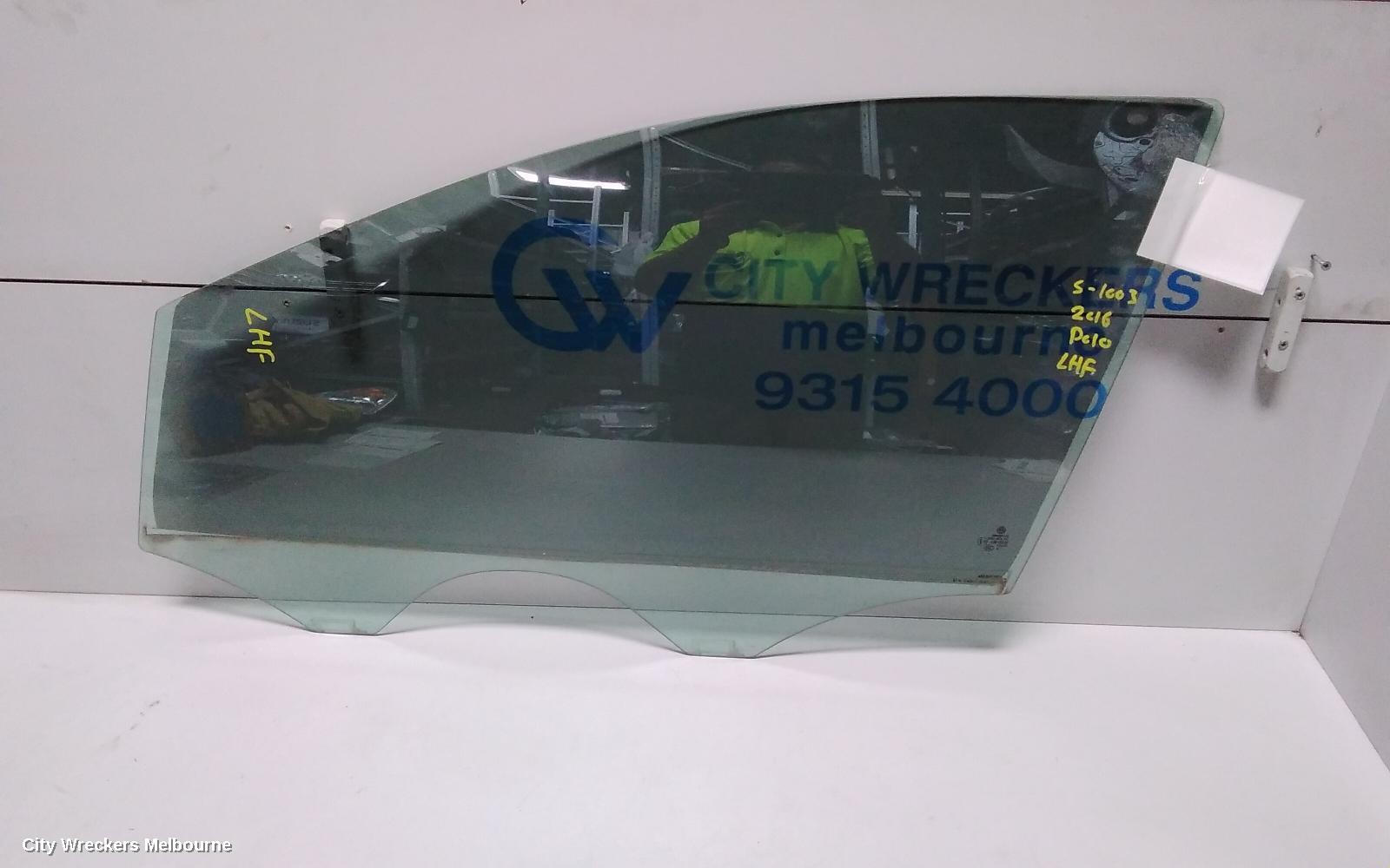 VOLKSWAGEN POLO LEFT FRONT DOOR WINDOW, 6R, 5DR HATCH, 05/2014 - 09/2017
