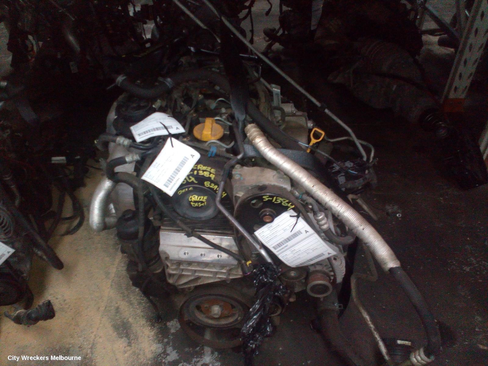 HOLDEN CRUZE ENGINE, DIESEL, 2.0, Z20S1, TURBO, JG, 03/2009 - 02/2011