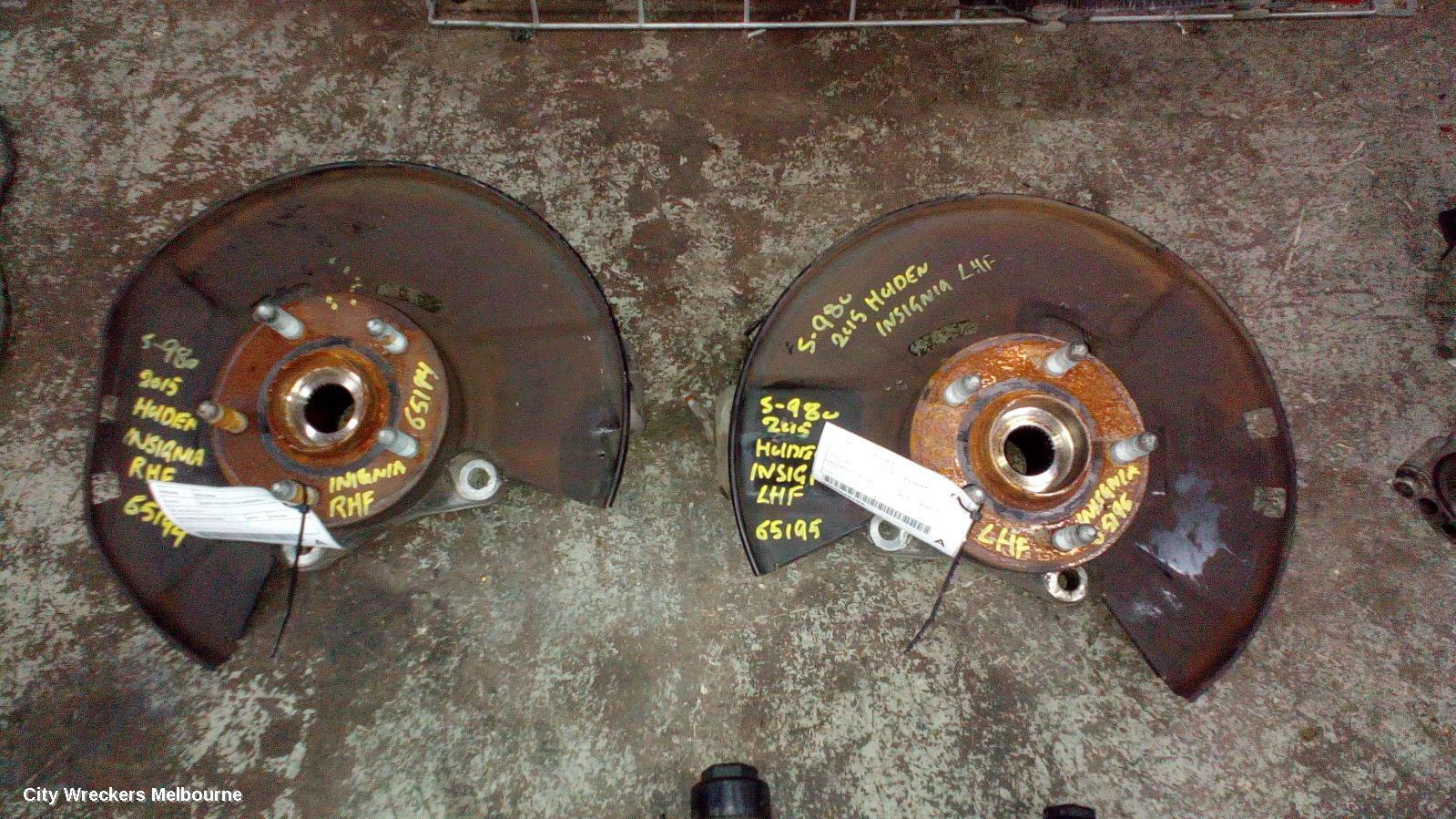 HOLDEN INSIGNIA LEFT FRONT HUB ASSEMBLY, GA, 02/2015 - 01/2017