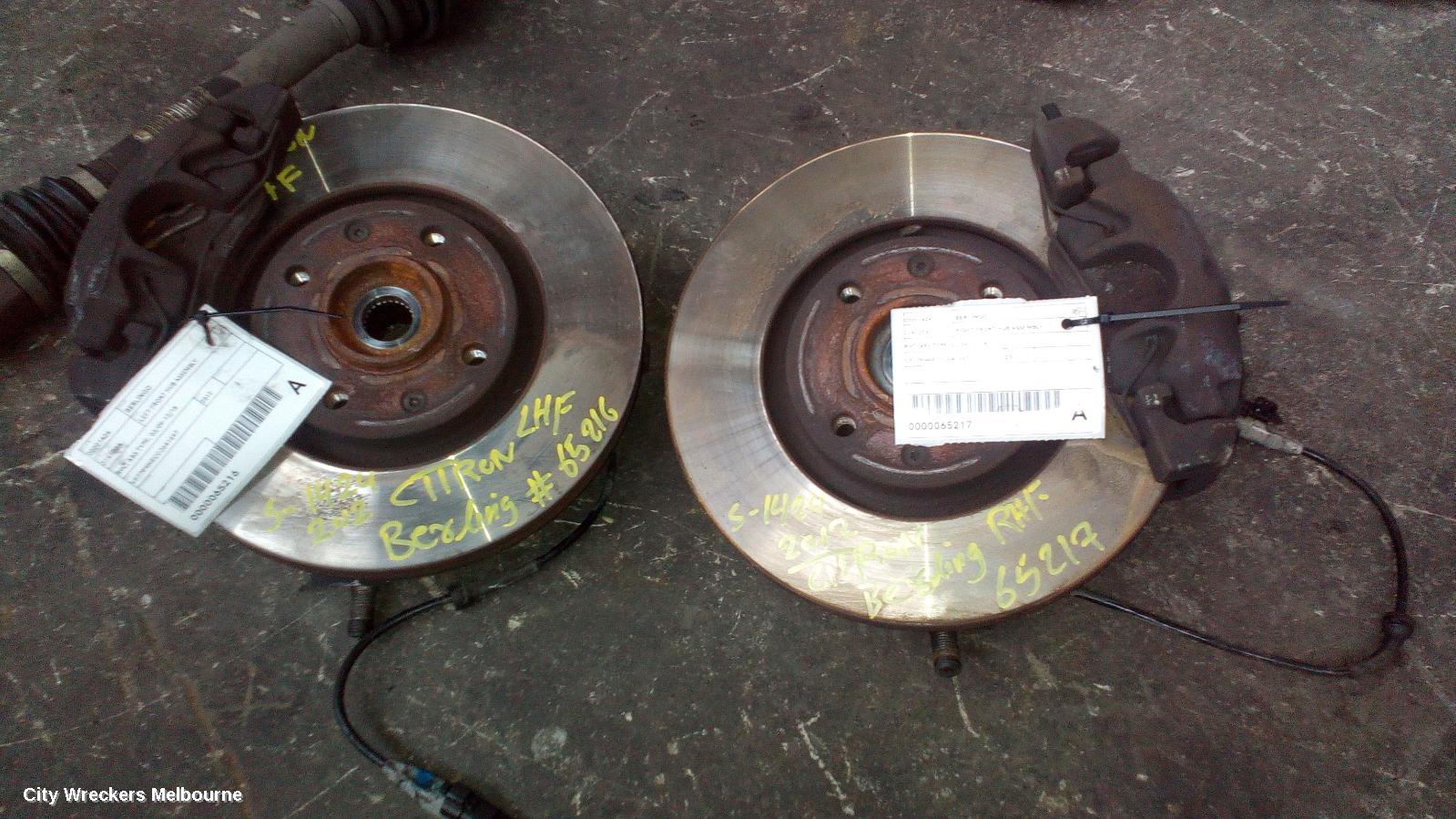 CITROEN BERLINGO LEFT FRONT HUB ASSEMBLY, B9C, ABS TYPE, 03/2009 - 12/2018
