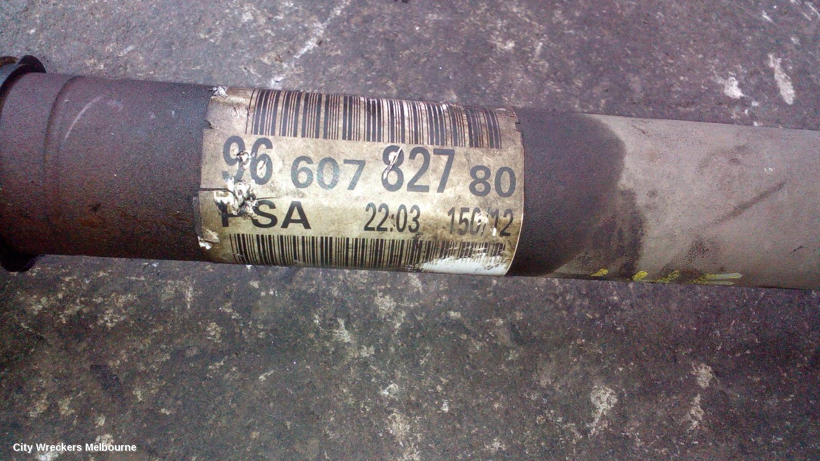 CITROEN BERLINGO LEFT DRIVESHAFT, B9C, 03/2009 - 12/2018