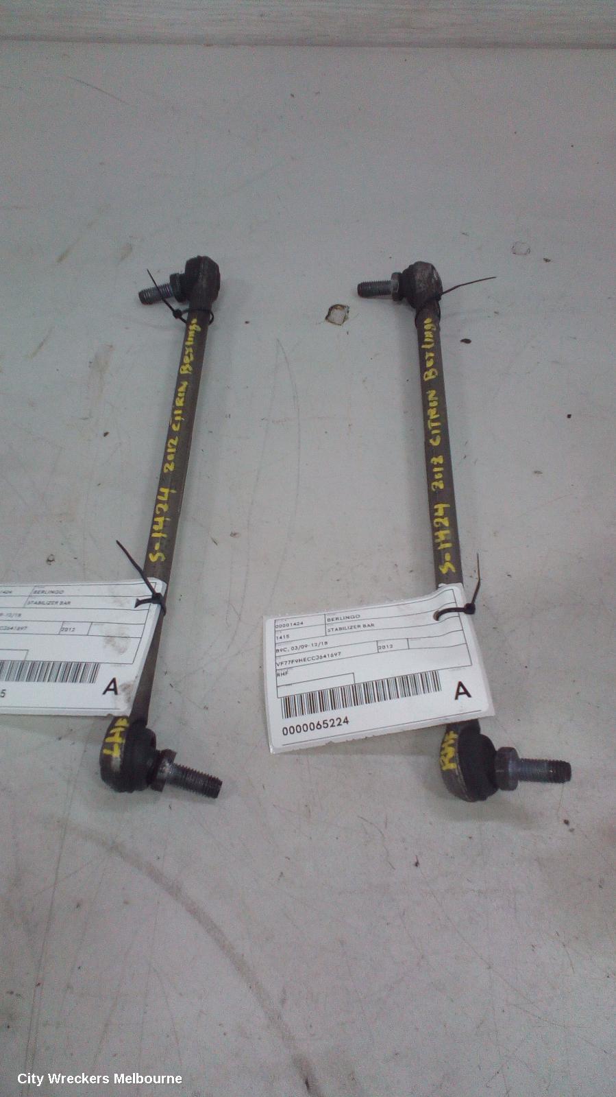 CITROEN BERLINGO STABILISER BAR, B9C, 03/2009 - 12/2018