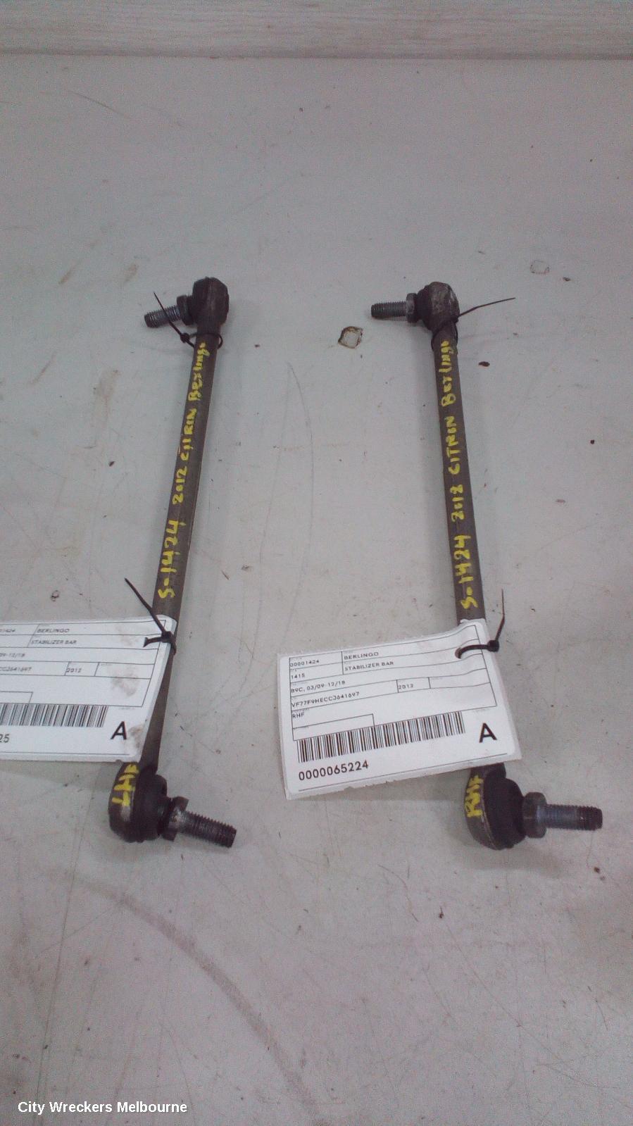 CITROEN BERLINGO STABILISER BAR, B9C, 03/2009 - 12/2018