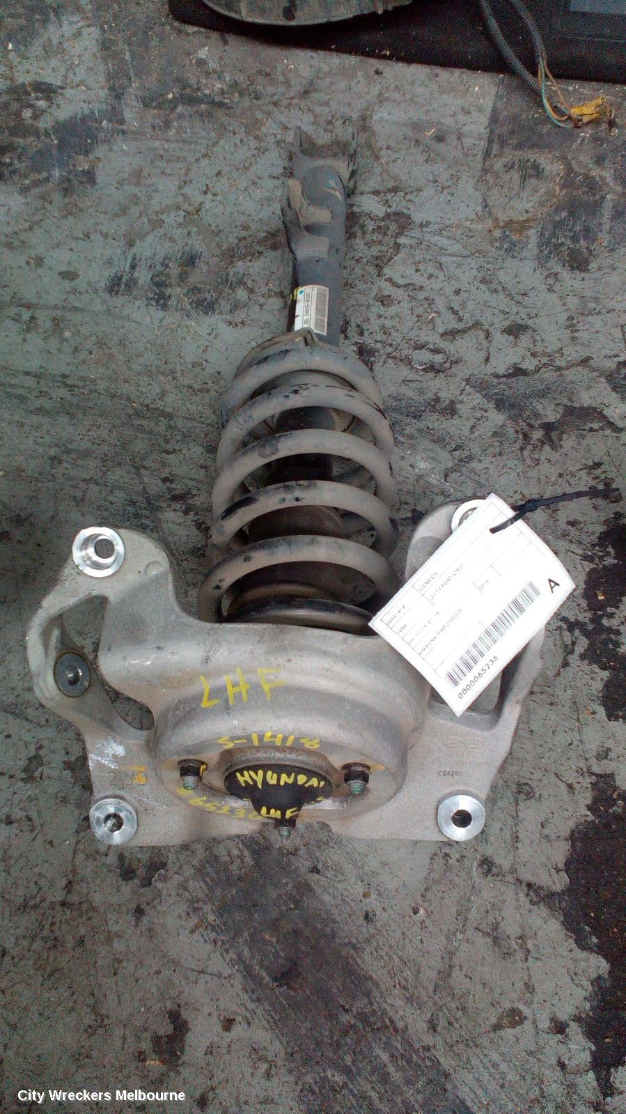 HYUNDAI GENESIS LEFT FRONT STRUT, DH, 11/2014 - 01/2018