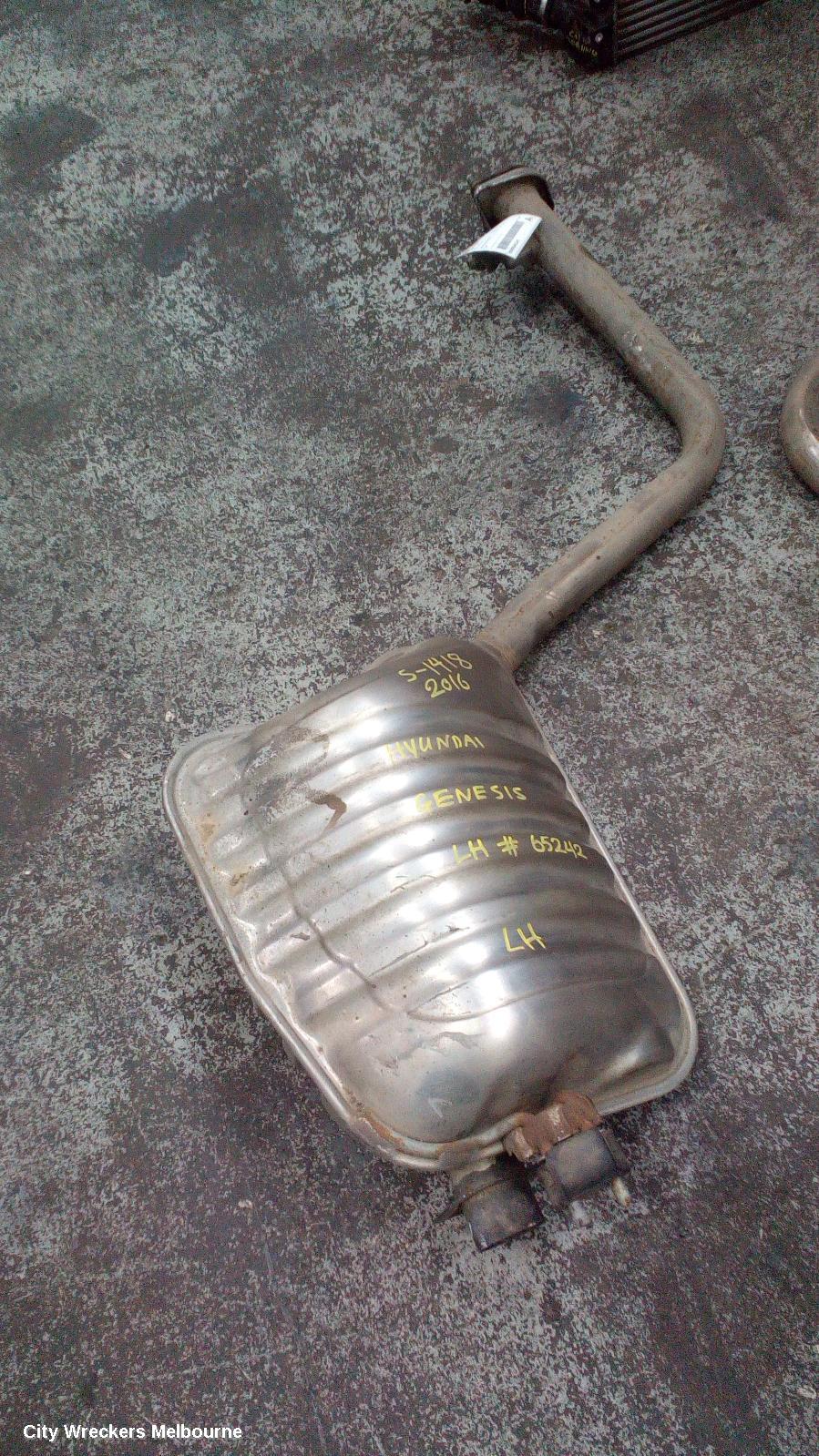 HYUNDAI GENESIS SILENCER, DH, 11/2014 - 01/2018