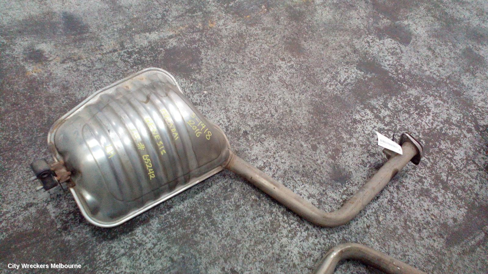 HYUNDAI GENESIS SILENCER, DH, 11/2014 - 01/2018