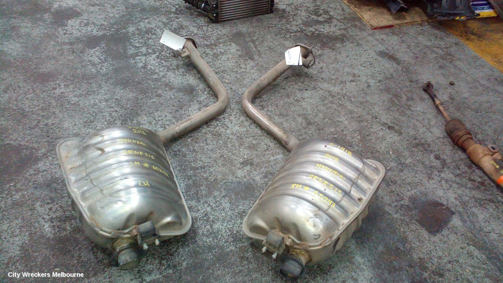 HYUNDAI GENESIS SILENCER, DH, 11/2014 - 01/2018