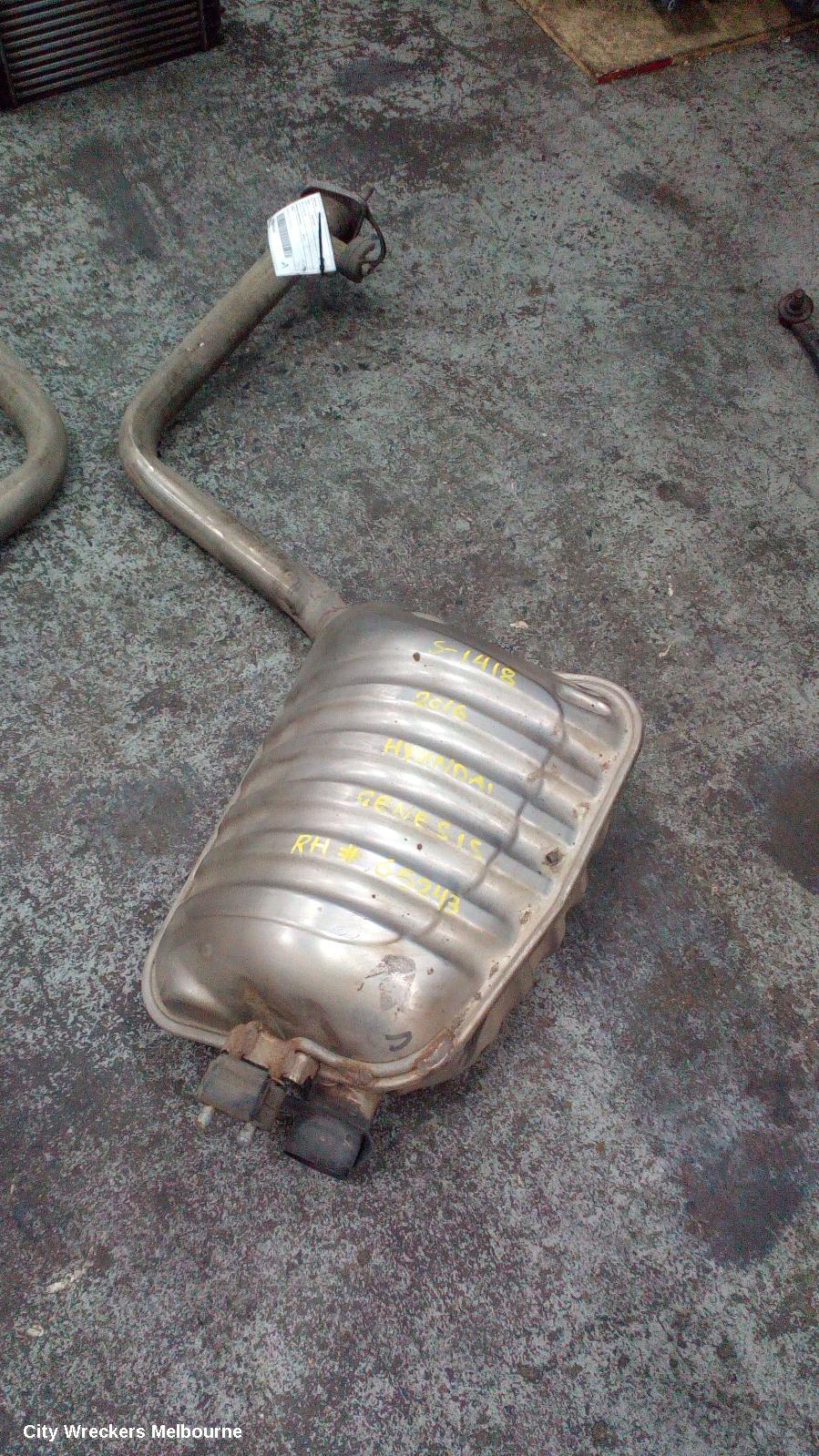 HYUNDAI GENESIS SILENCER, DH, 11/2014 - 01/2018
