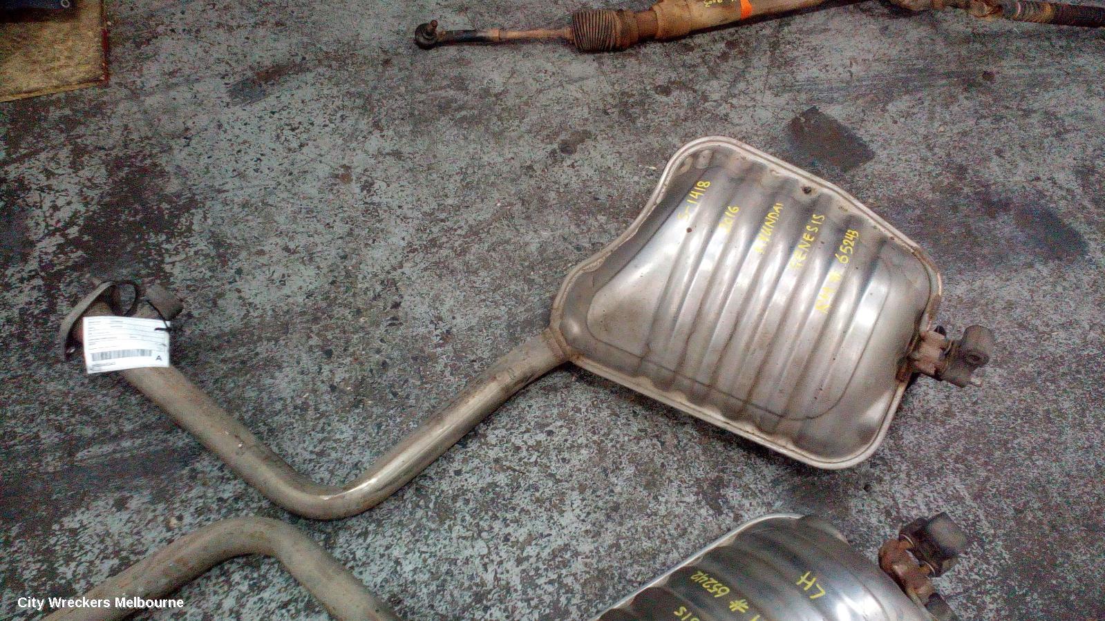 HYUNDAI GENESIS SILENCER, DH, 11/2014 - 01/2018