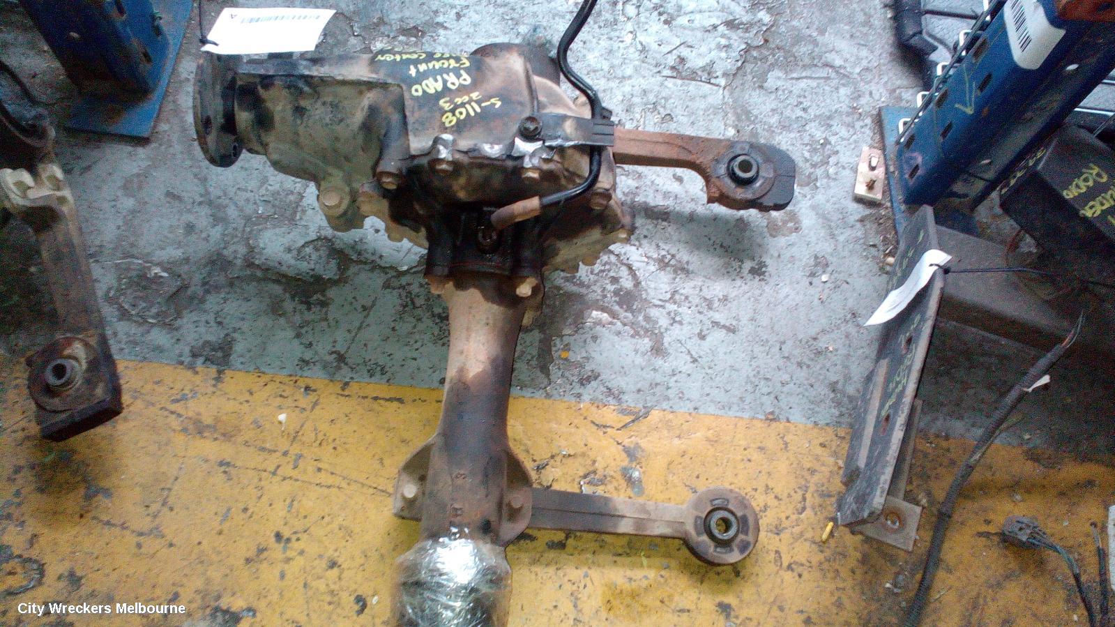 TOYOTA PRADO DIFFERENTIAL CENTRE, FRONT, 4.0, 1GR, PETROL, 120 SERIES, 3.727 RATIO (A01..), 02/2003 - 10/2009