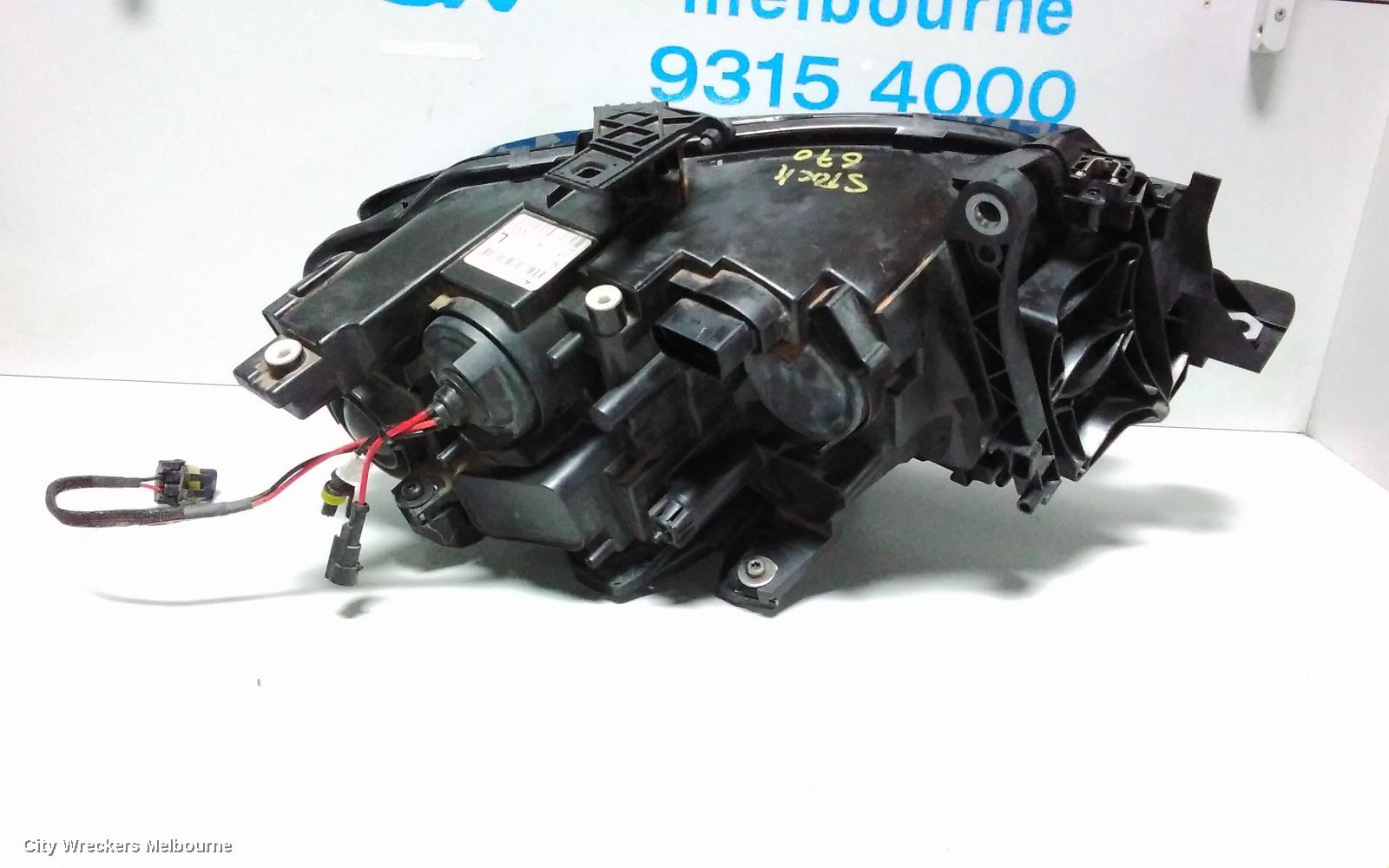 AUDI A4 LEFT HEADLAMP, B8 8K, HALOGEN TYPE, 02/2008 - 06/2012