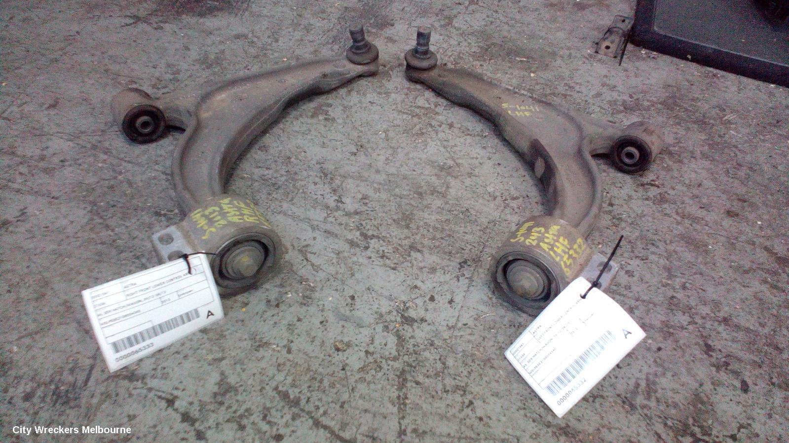 OPEL ASTRA RIGHT FRONT LOWER CONTROL ARM, AS, 5DR HATCH/WAGON, 09/2012 - 08/2013