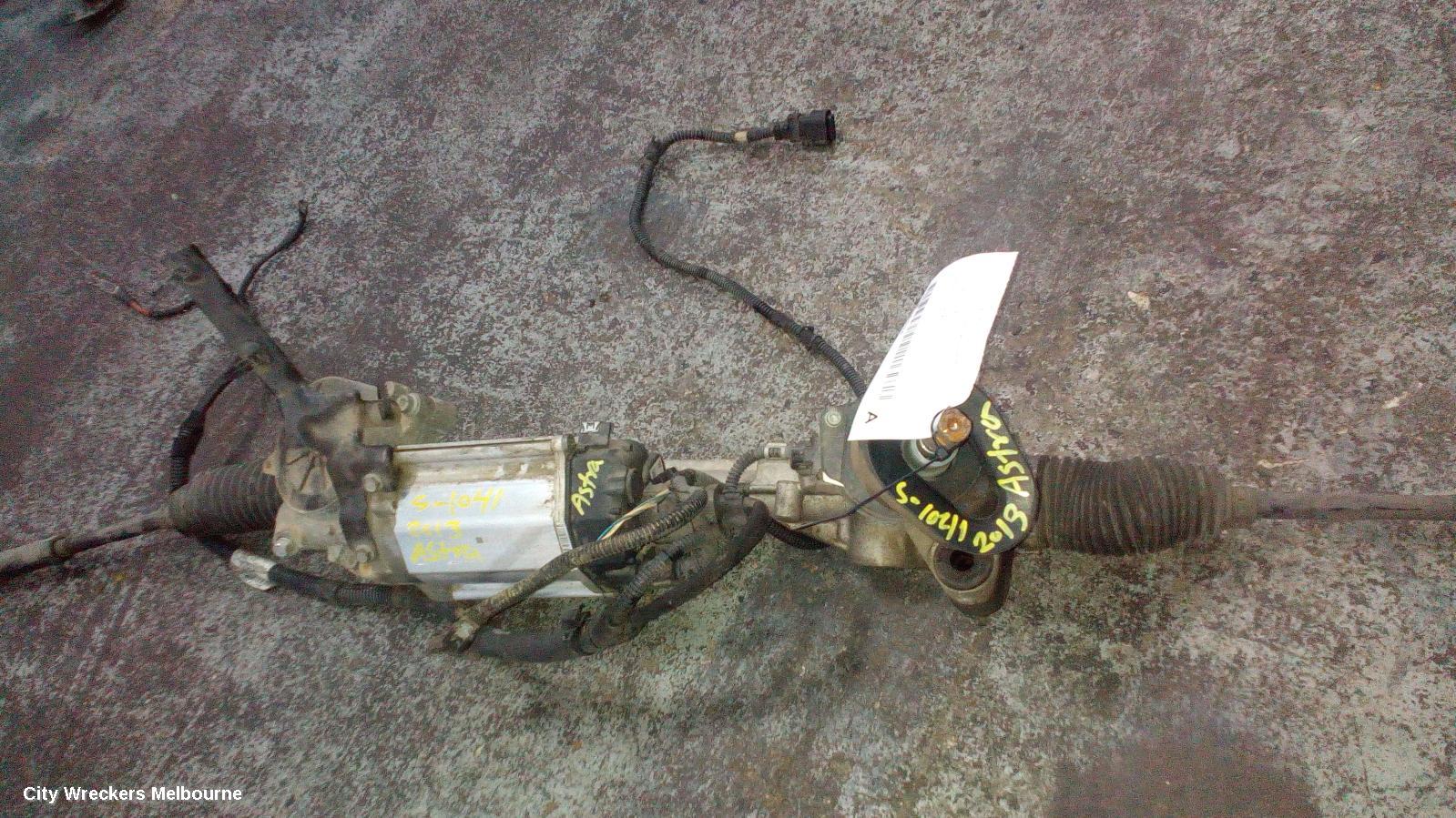 OPEL ASTRA STEERING BOX/RACK, AS, 5DR HATCH/WAGON, 09/2012 - 08/2013