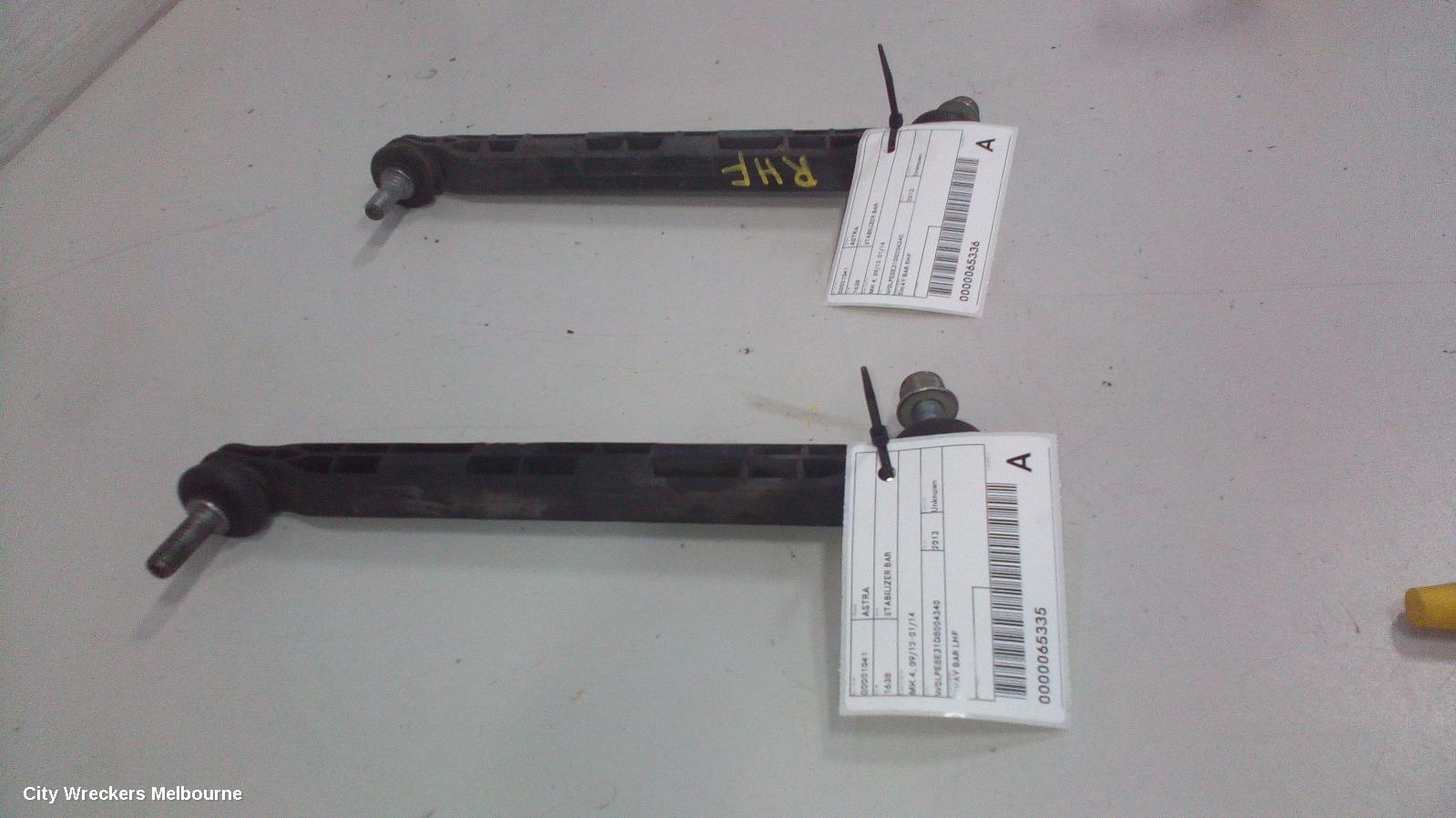 OPEL ASTRA STABILISER BAR, MK 4, 09/2012 - 01/2014