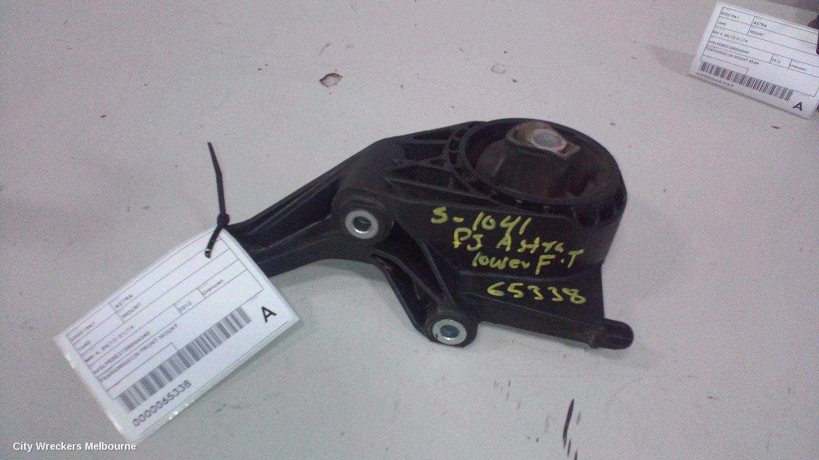 OPEL ASTRA MOUNT, MK 4, 09/2012 - 01/2014