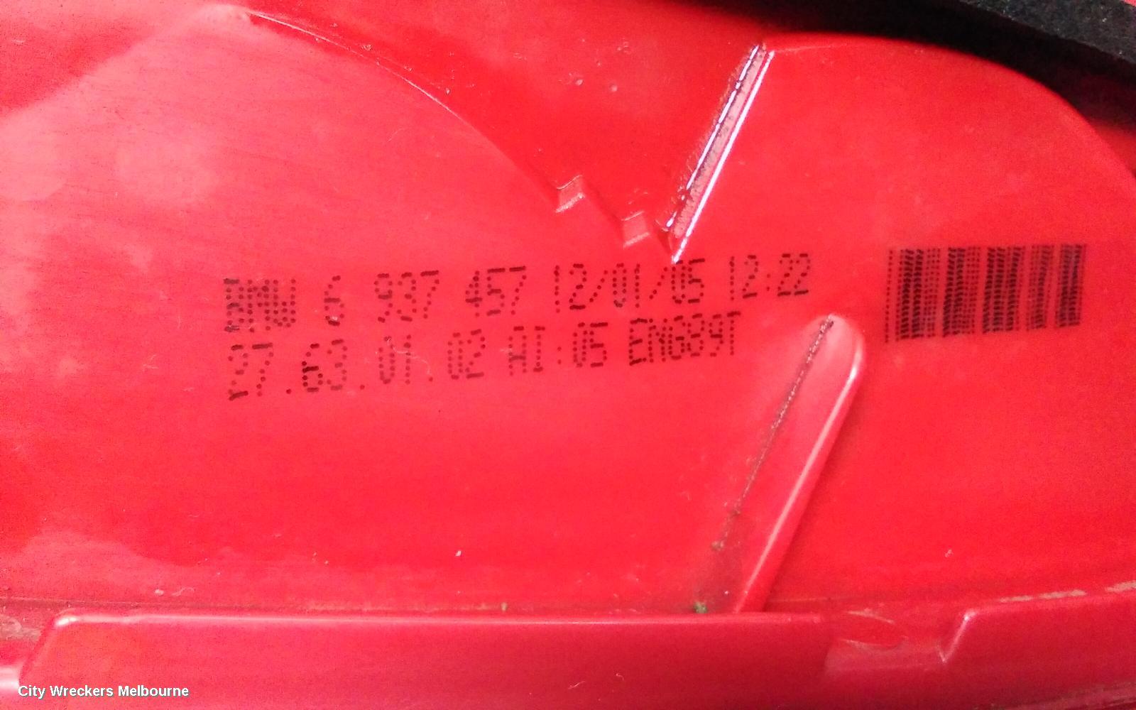 BMW 3 SERIES LEFT TAILLIGHT, E90, SEDAN, NON LED TYPE, 03/2005 - 10/2008