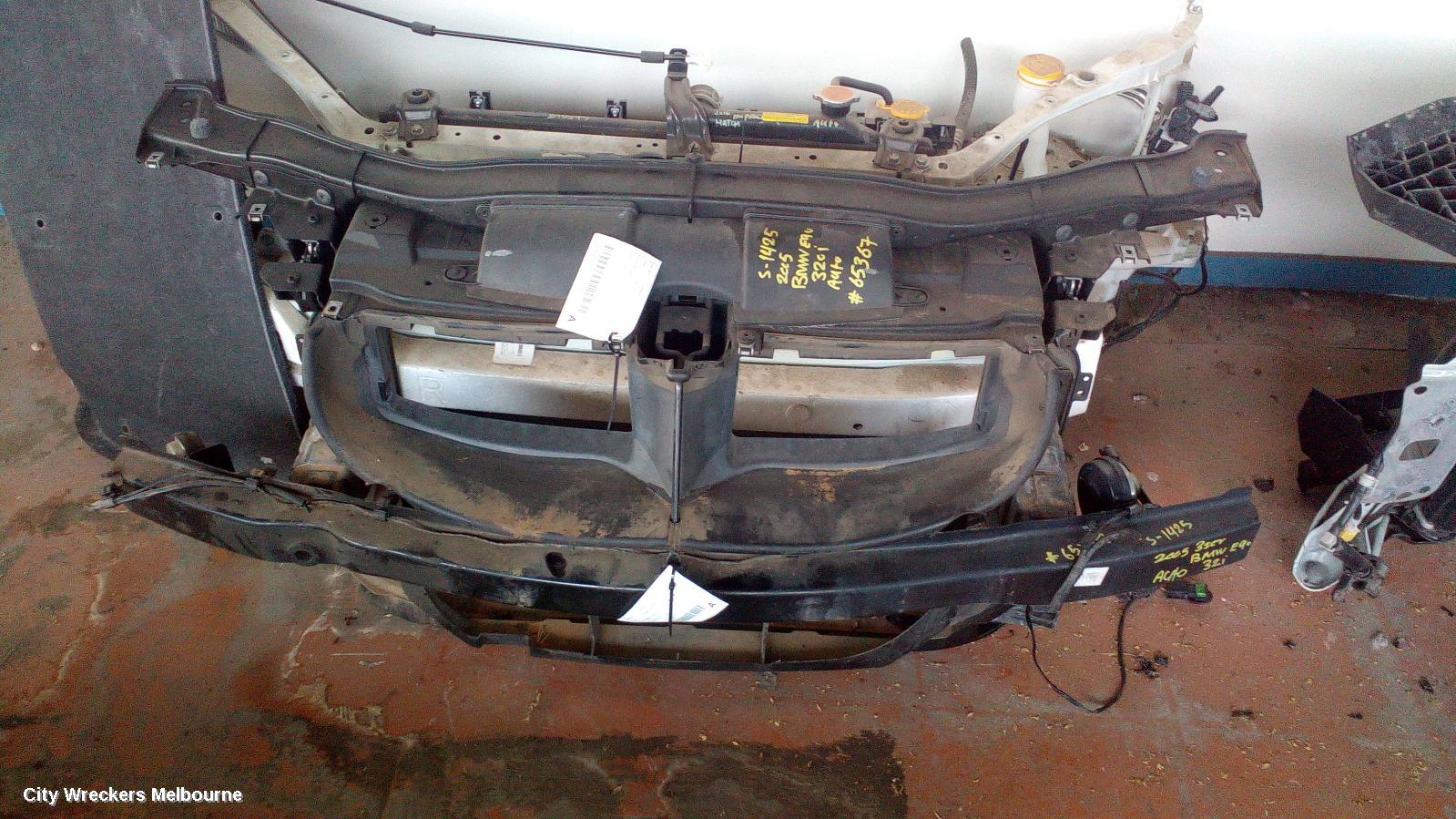 BMW 3 SERIES RADIATOR SUPPORT, E46, SEDAN/WAGON/HATCH/COUPE, STEEL, 09/1998 - 07/2006