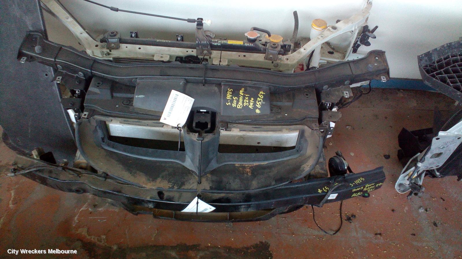 BMW 3 SERIES F/BAR REINFORC/BRACK, REINFORCEMENT, E46, ALLOY TYPE, 09/1998 - 07/2006