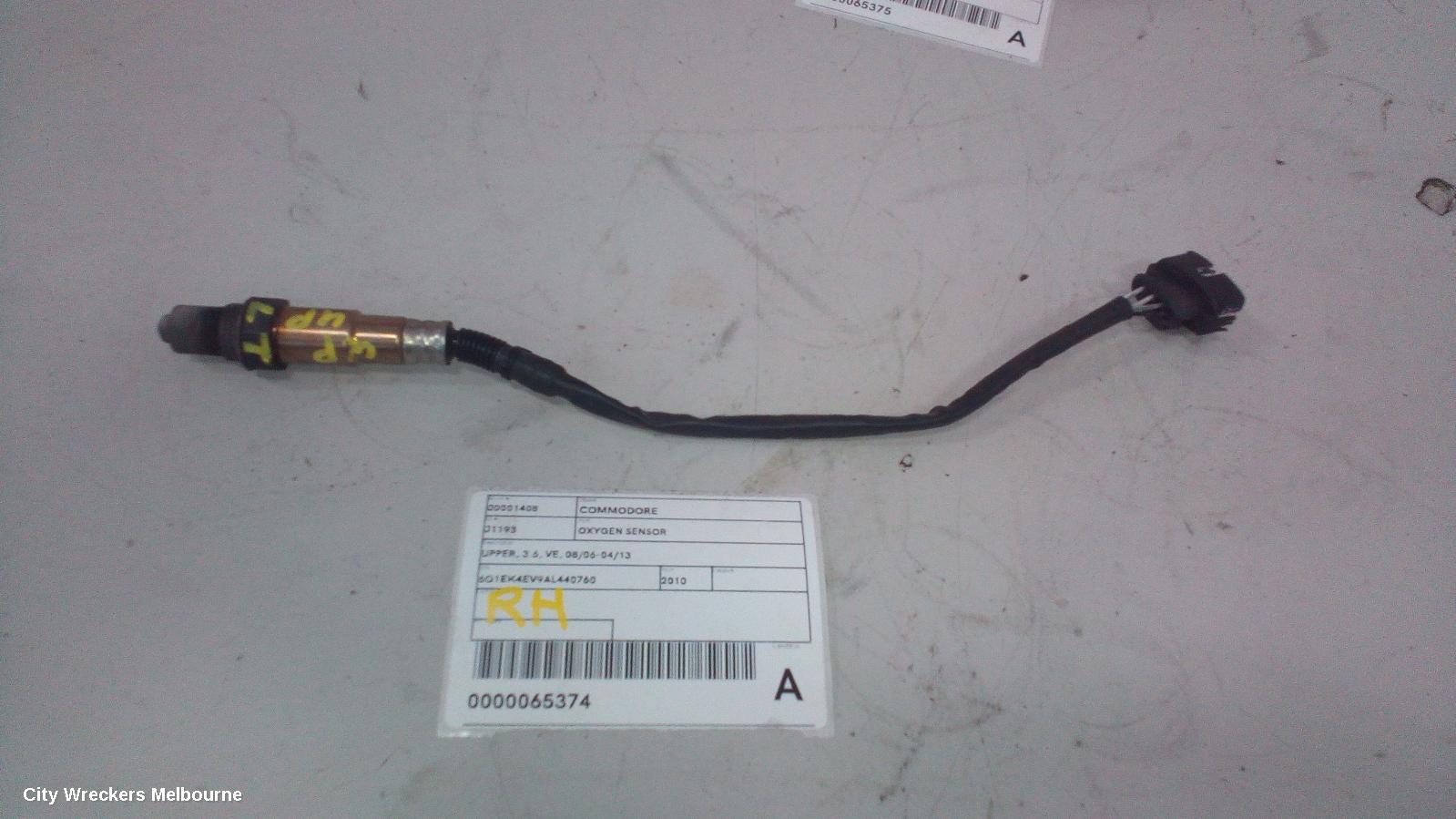 HOLDEN COMMODORE OXYGEN SENSOR, UPPER, 3.6, VE, 08/2006 - 04/2013