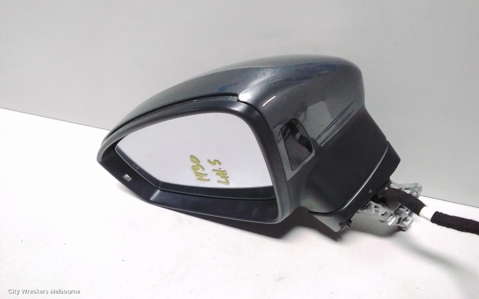 VOLKSWAGEN TIGUAN LEFT DOOR MIRROR, 5NA, POWER FOLD, W/ SIDE ASSIST & CAMERA TYPE (6XQ/KA6), 06/2016 ONWARDS