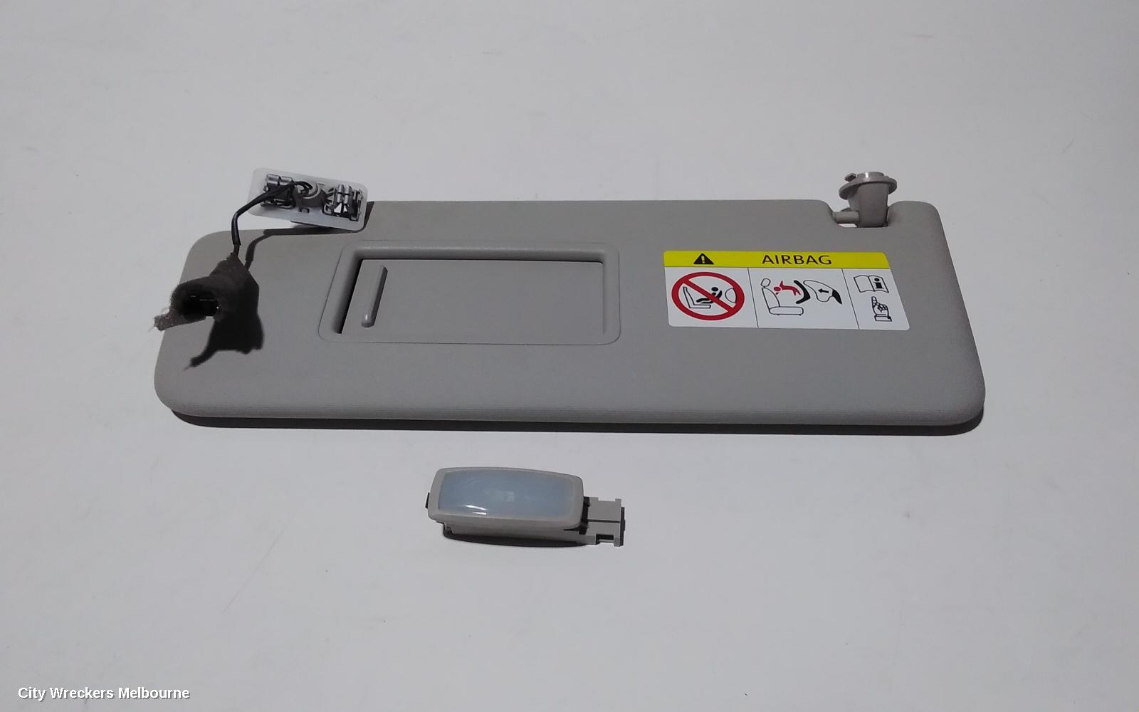 VOLKSWAGEN TIGUAN SUNVISOR, 5NA, LH SIDE, GREY, 06/2016 ONWARDS