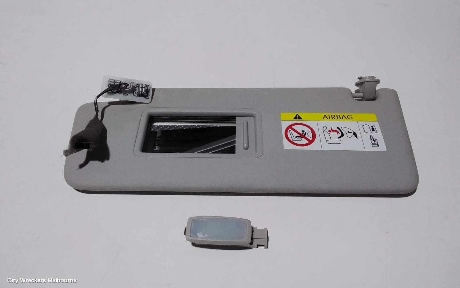 VOLKSWAGEN TIGUAN SUNVISOR, 5NA, LH SIDE, GREY, 06/2016 ONWARDS