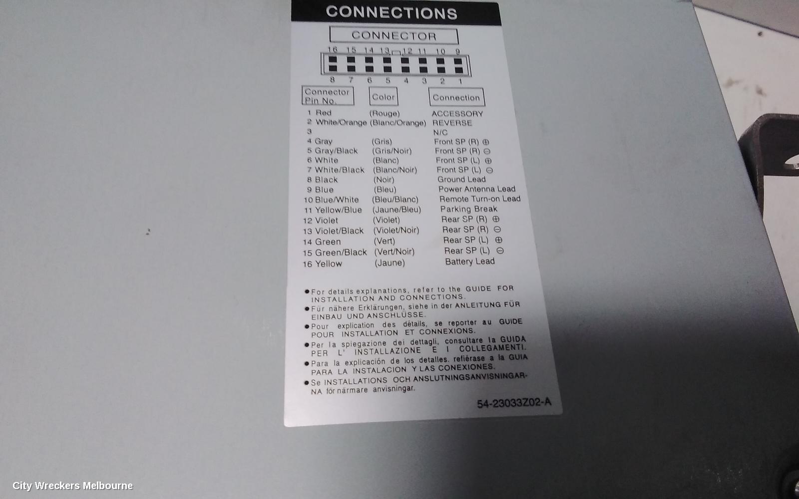 MITSUBISHI OUTLANDER RADIO/CD/DVD/SAT/TV, AFTERMARKET, ZJ, 10/2012 - 03/2015