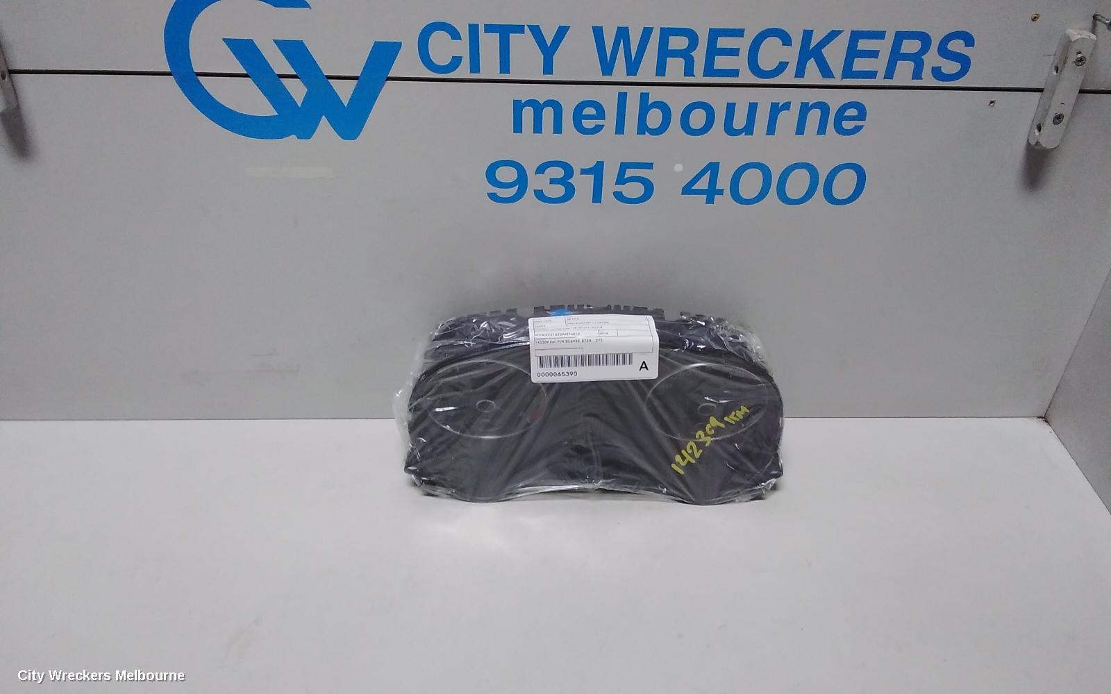 VOLKSWAGEN JETTA INSTRUMENT CLUSTER, PETROL, AUTO T/M, 1B, 02/2011 - 01/2015