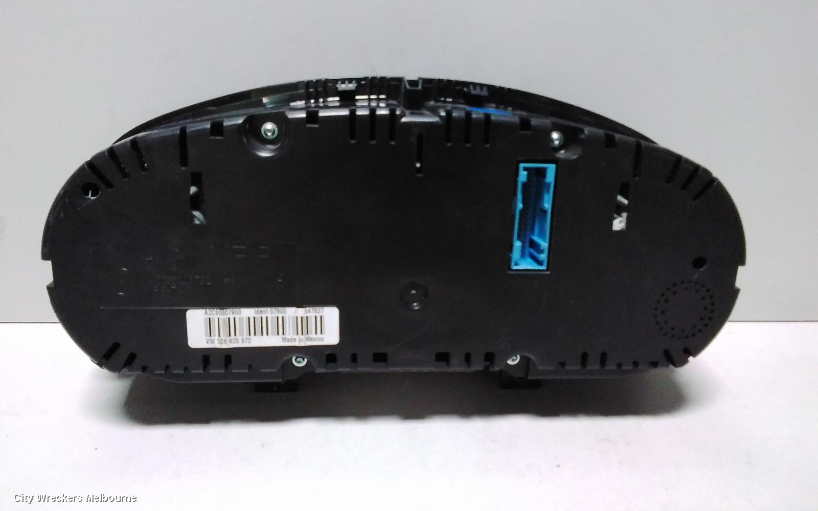VOLKSWAGEN JETTA INSTRUMENT CLUSTER, PETROL, AUTO T/M, 1B, 02/2011 - 01/2015
