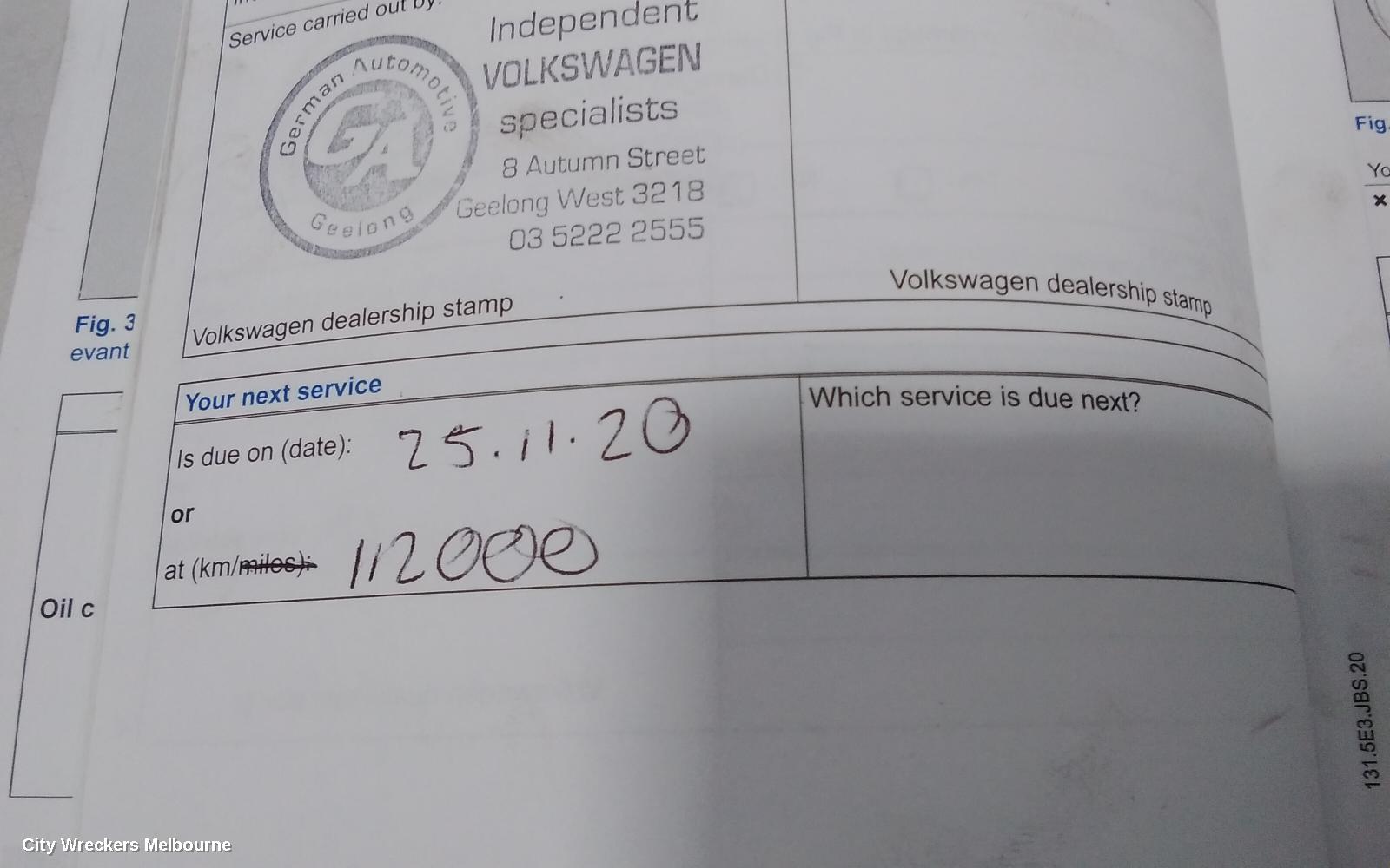 VOLKSWAGEN JETTA OWNERS HANDBOOK, 1B, PETROL, 02/2011 - 12/2017