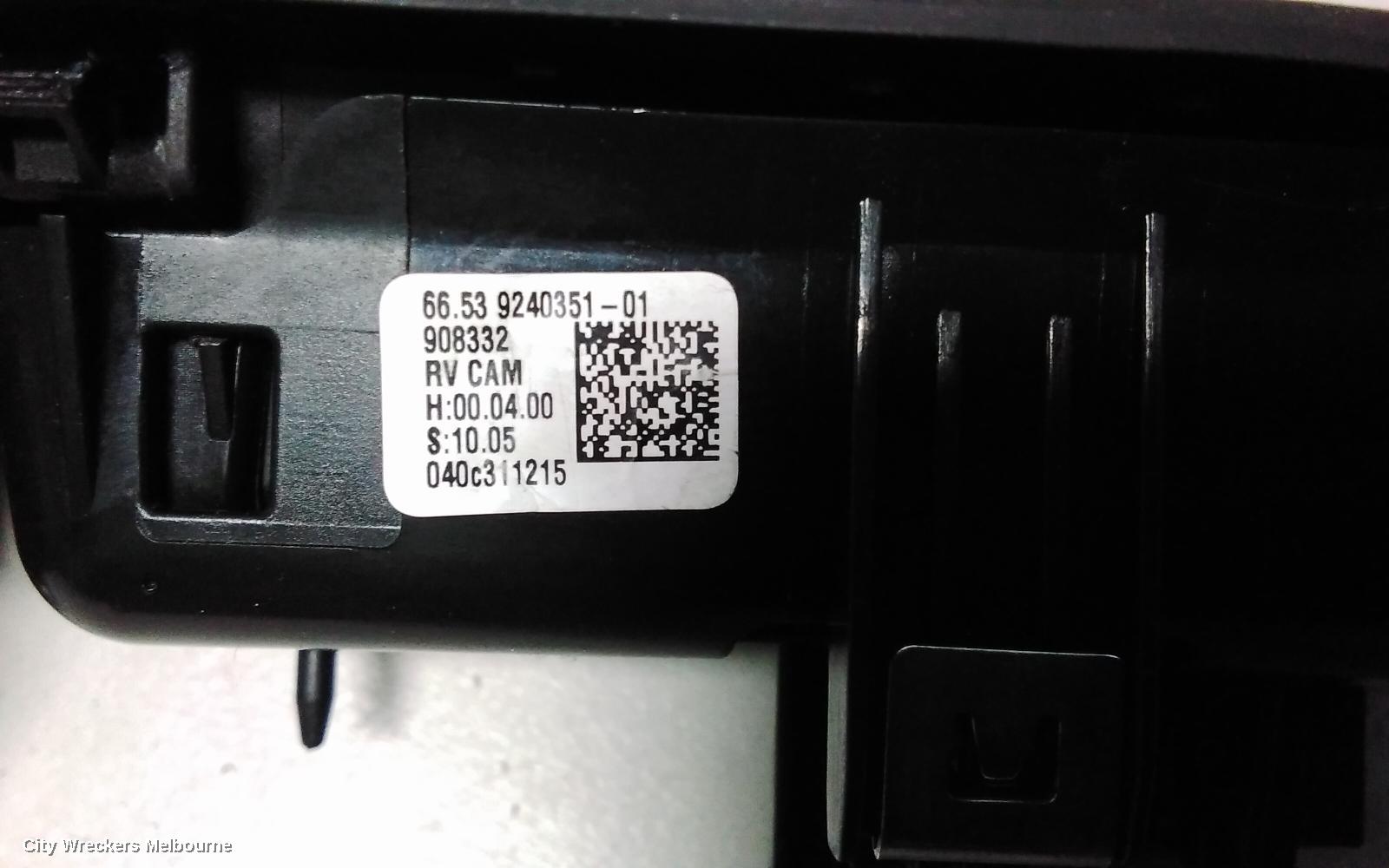 BMW 3 SERIES REVERSE CAMERA, F31, REVERSE CAMERA (TAILGATE HANDLE MOUNTED), 02/2012 - 12/2019