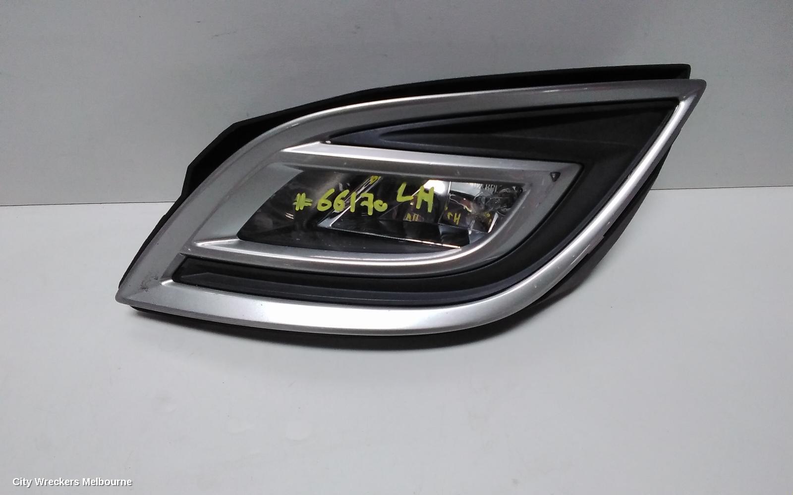 MAZDA CX9 LEFT INDICATOR/FOG/SIDE, BUMPER FOGLAMP, TB, 06/2009 - 10/2012
