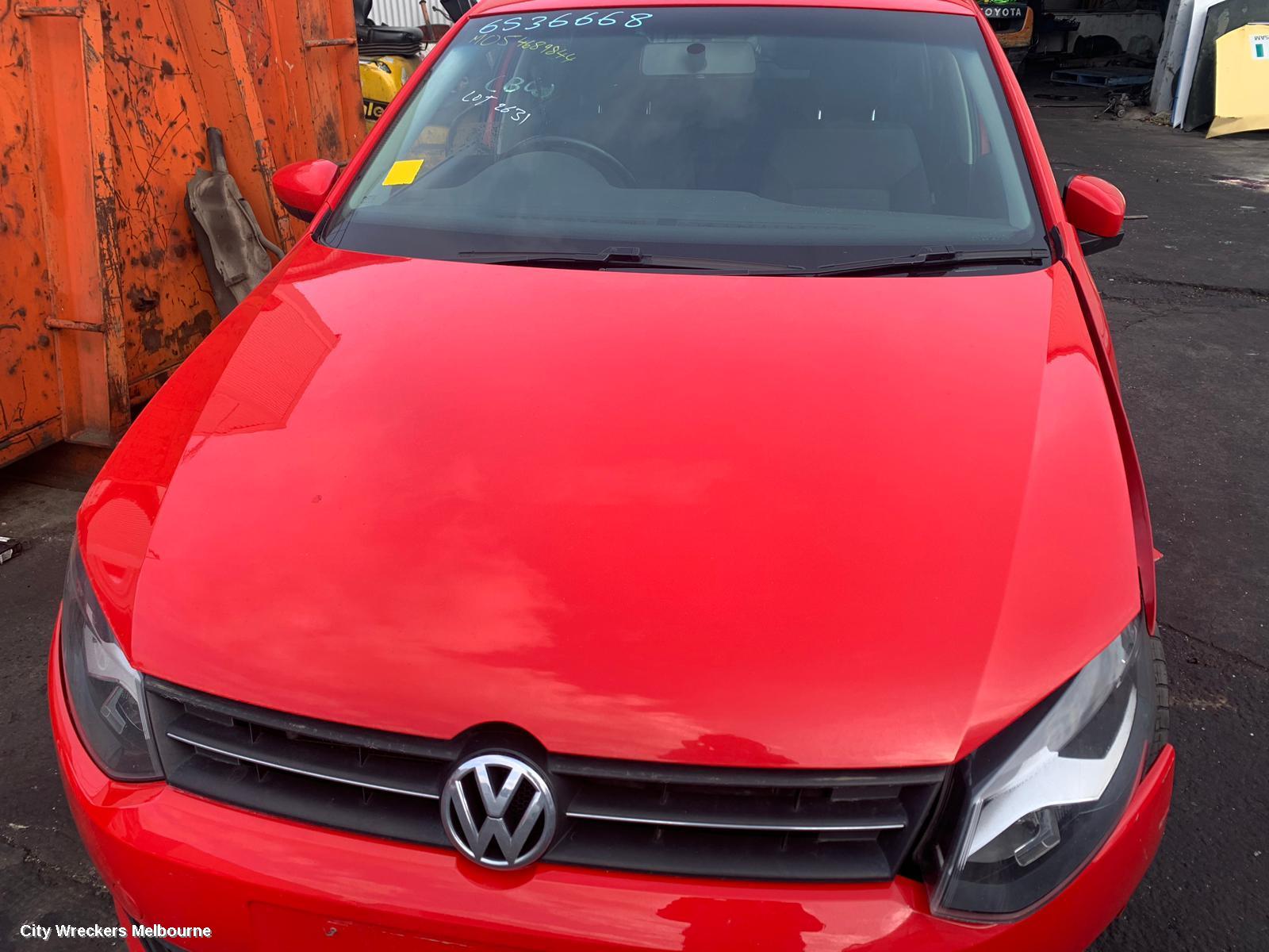 VOLKSWAGEN POLO RIGHT DOOR MIRROR, 6R, HEATED TYPE, 05/2010 - 05/2014