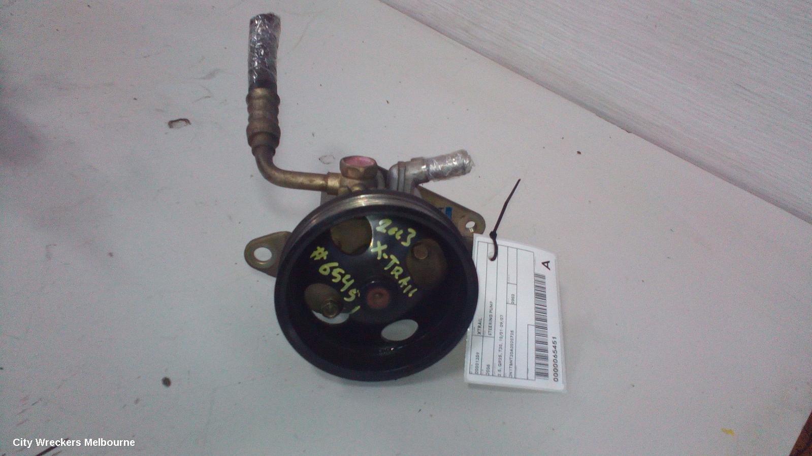 NISSAN XTRAIL STEERING PUMP, 2.5, QR25, T30, 10/2001 - 09/2007