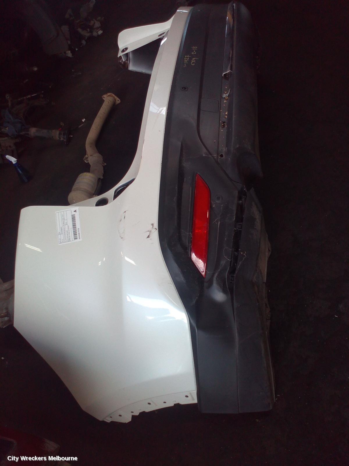 MAZDA CX9 REAR BUMPER, TC, GT/GT SP/AZAMI/AZAMI LE, W/ MOULD TYPE, 07/2016 ONWARDS