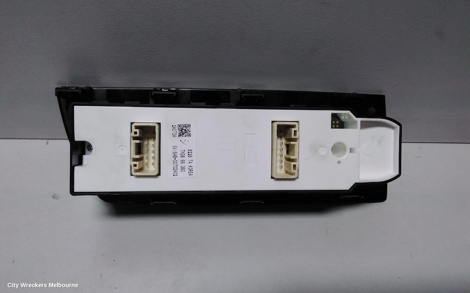 MAZDA CX9 PWR DR WIND SWITCH, RH FRONT (MASTER SWITCH), NON AUTO FOLD MIRROR TYPE, TC, 07/2016 ONWARDS